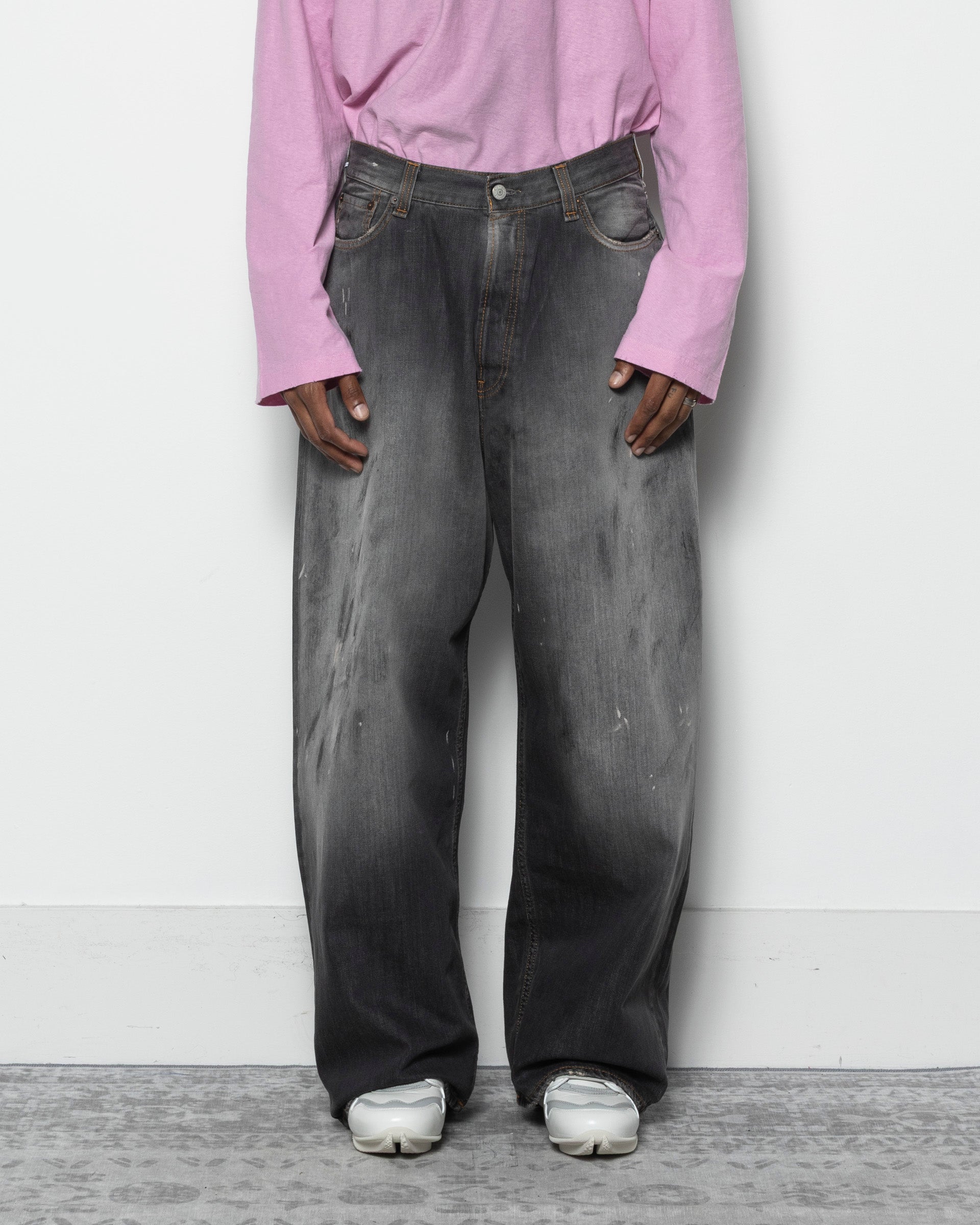 2023M Super Baggy Jeans in Black Trafalgar
