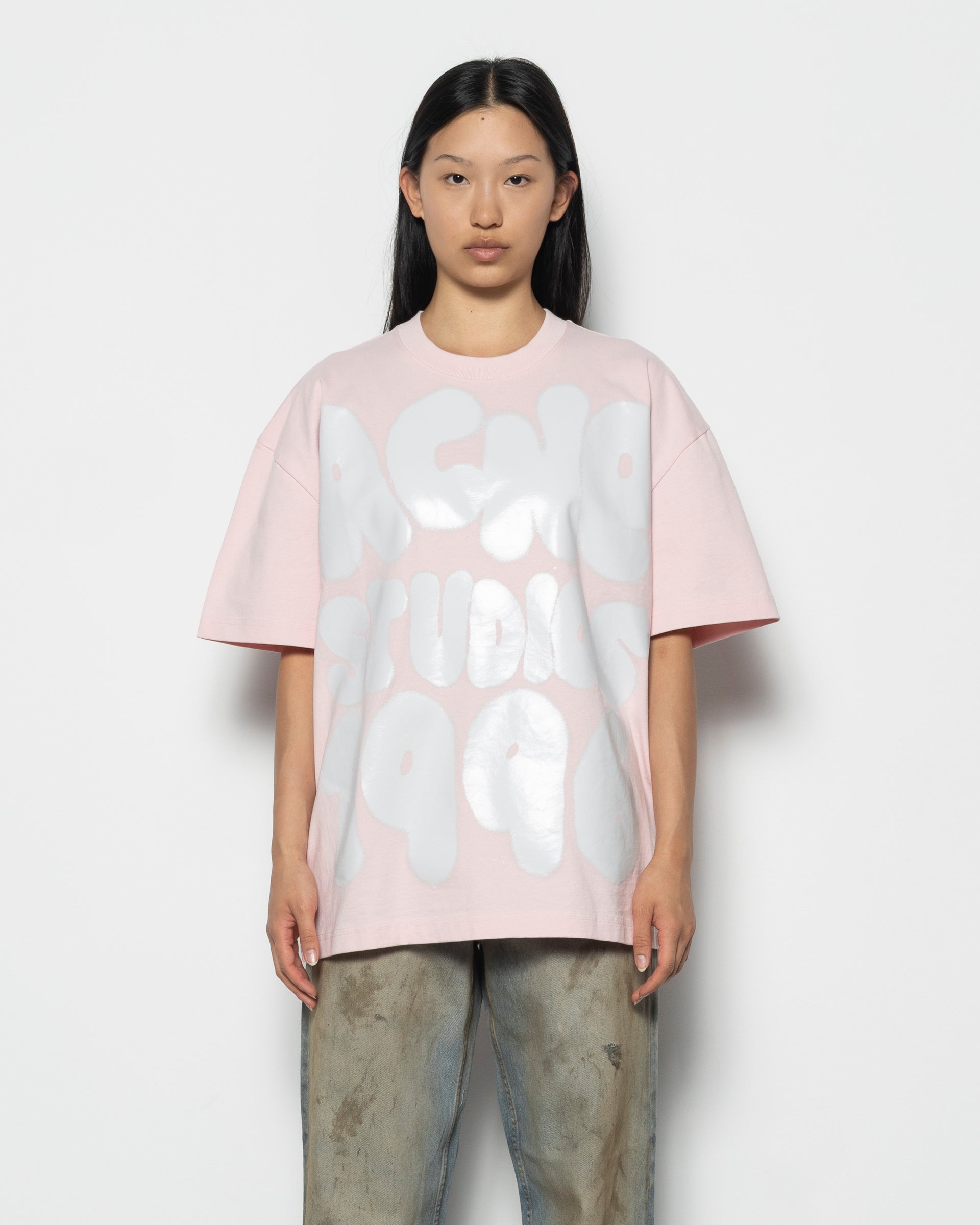 T-Shirt Logo in Innocent Pink