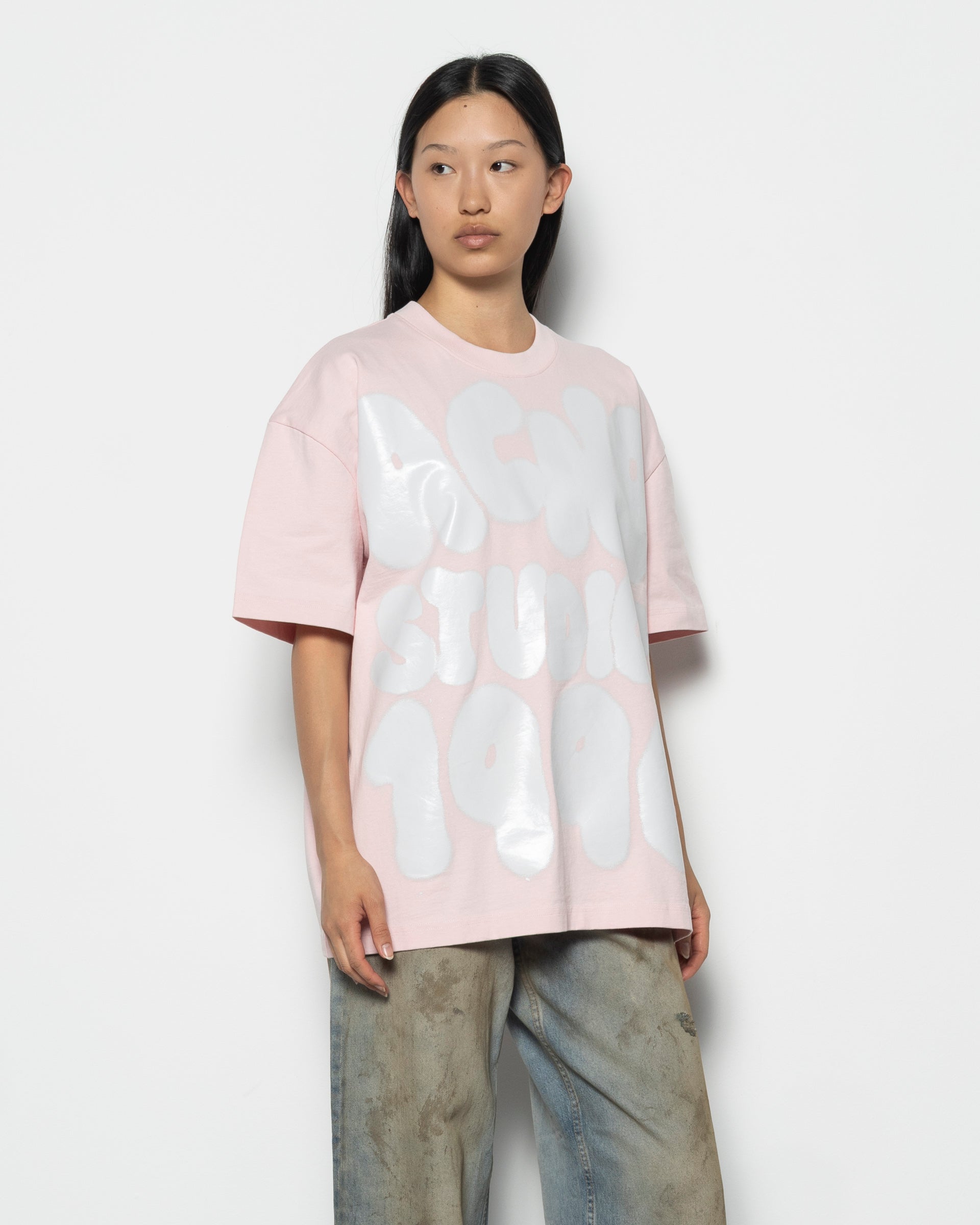 T-Shirt Logo in Innocent Pink