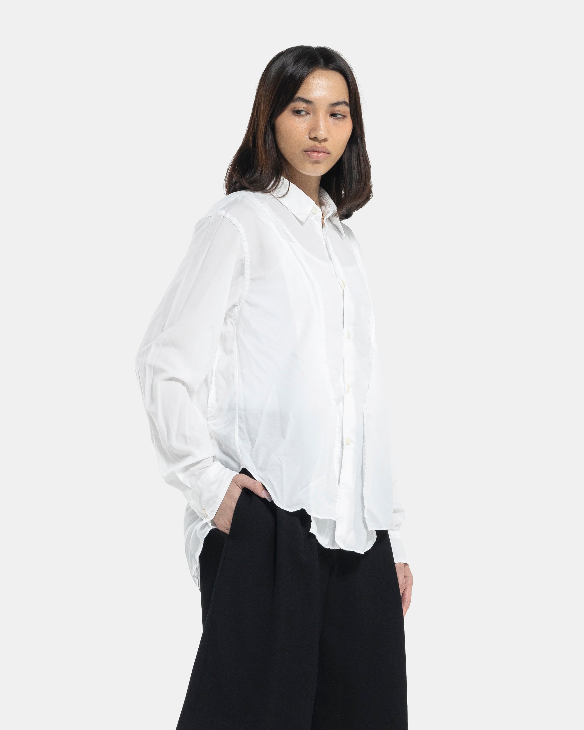 Vented Shirt in White