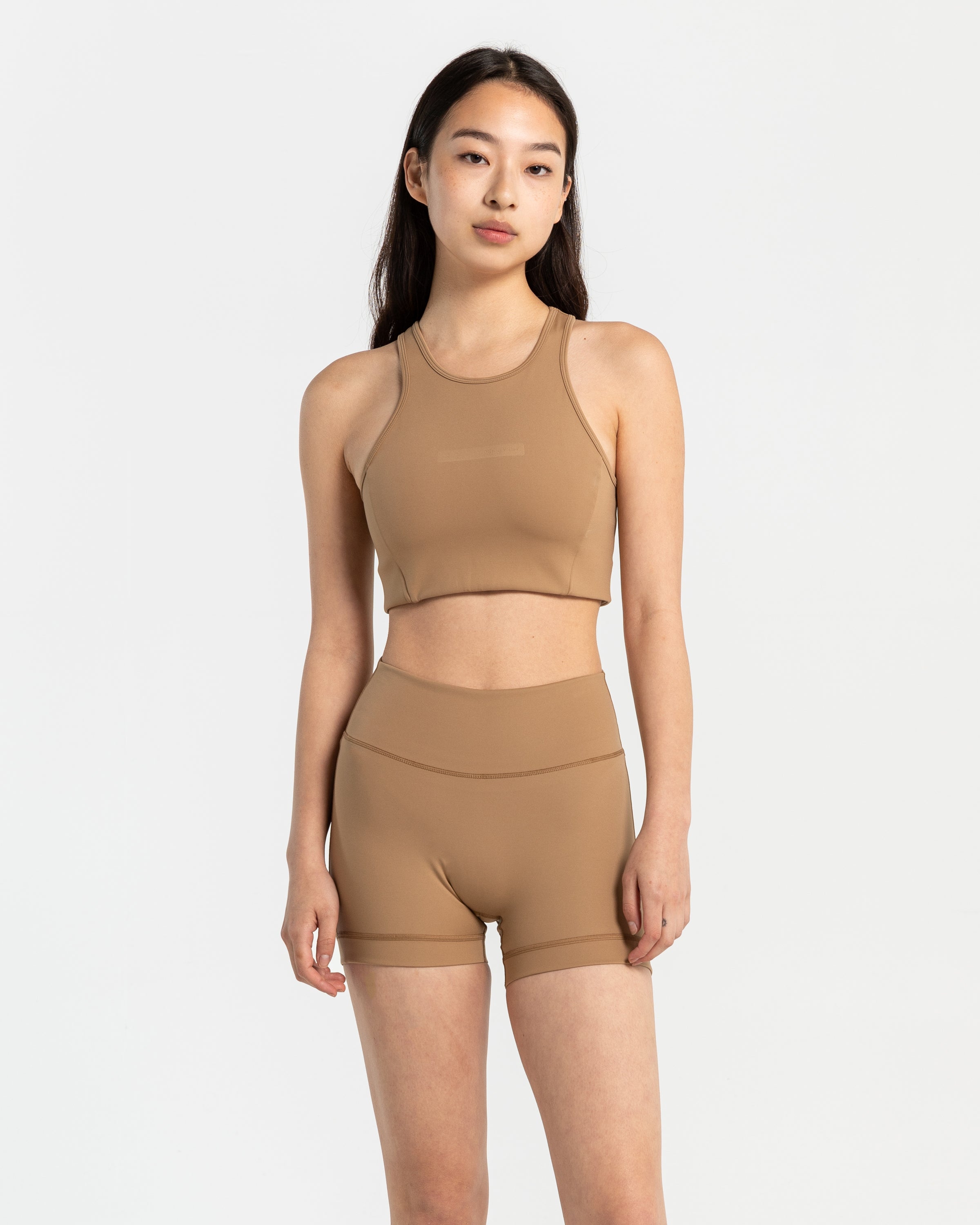 Shala Yoga Bra in Sand