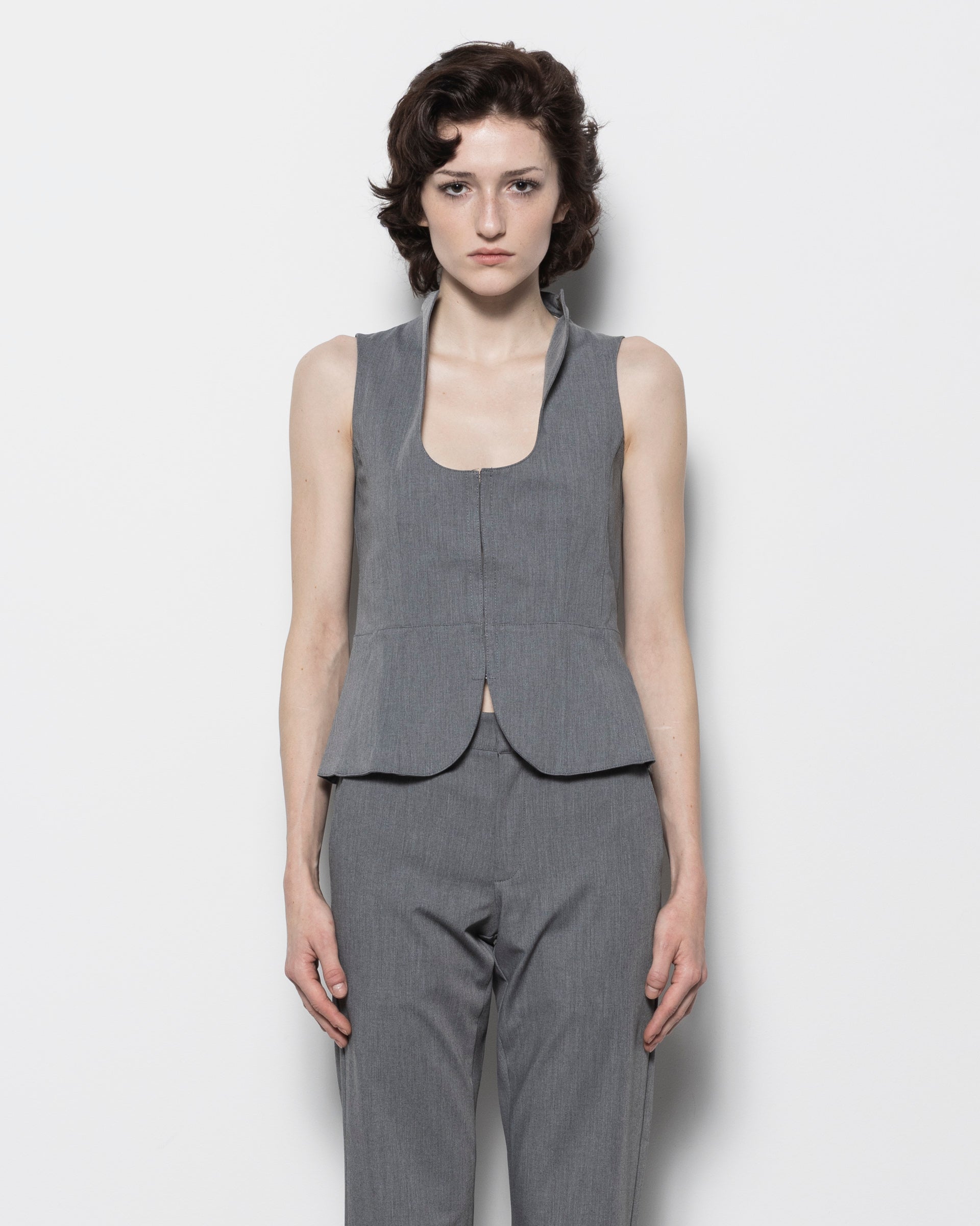 Amor Top in Grey