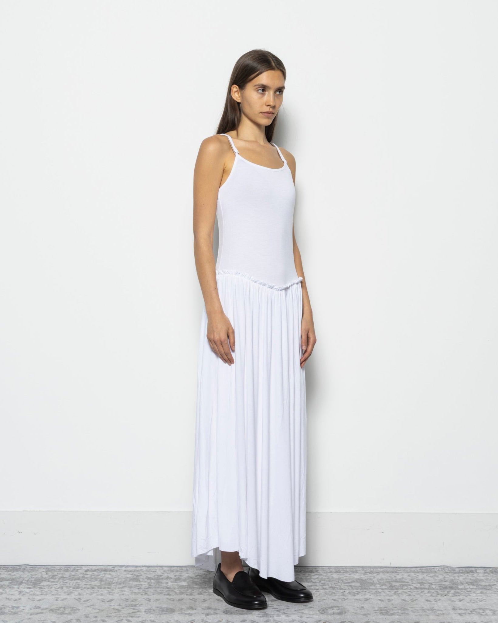 Gota Maxi Dress in White