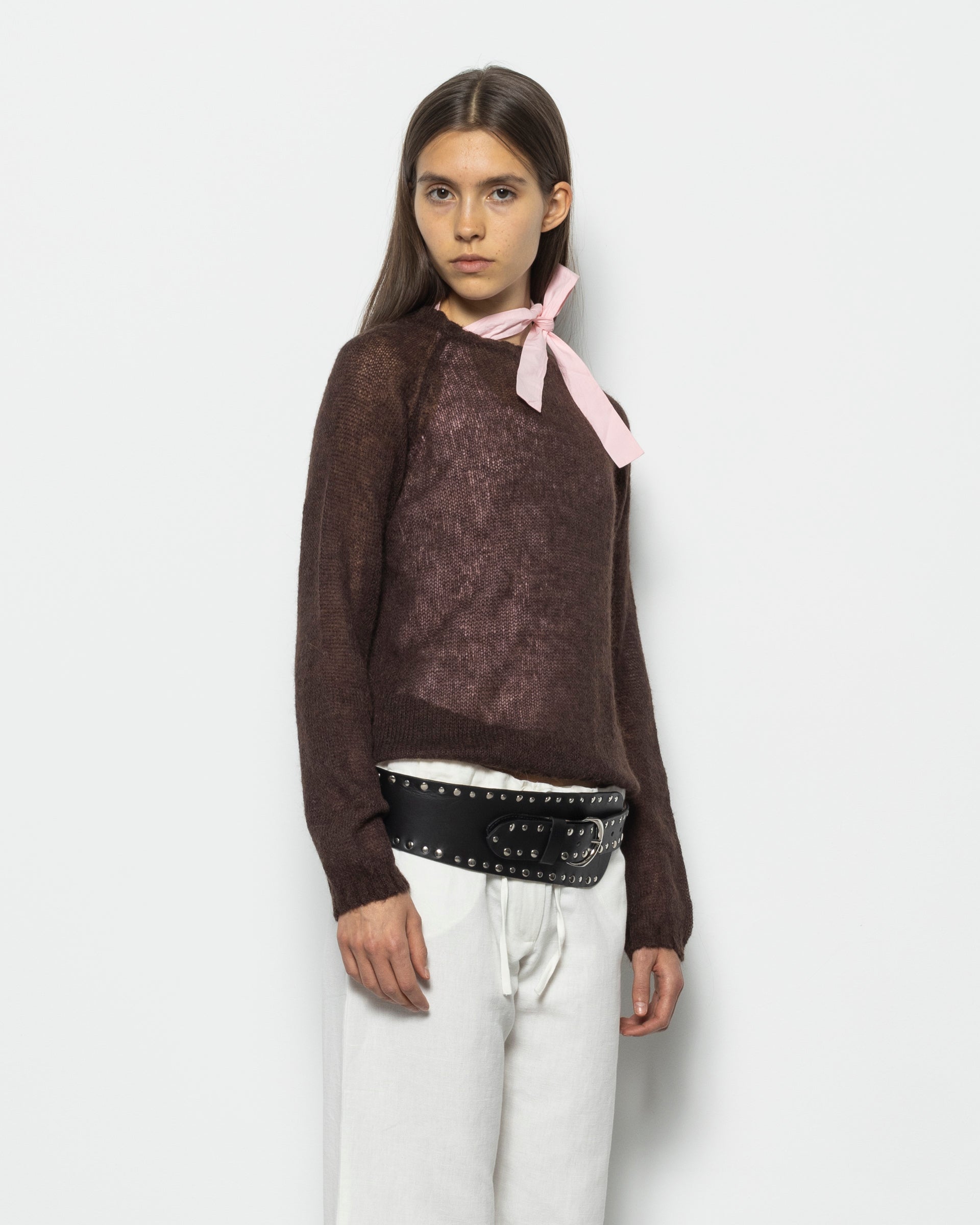 Kiss Jumper in Brown