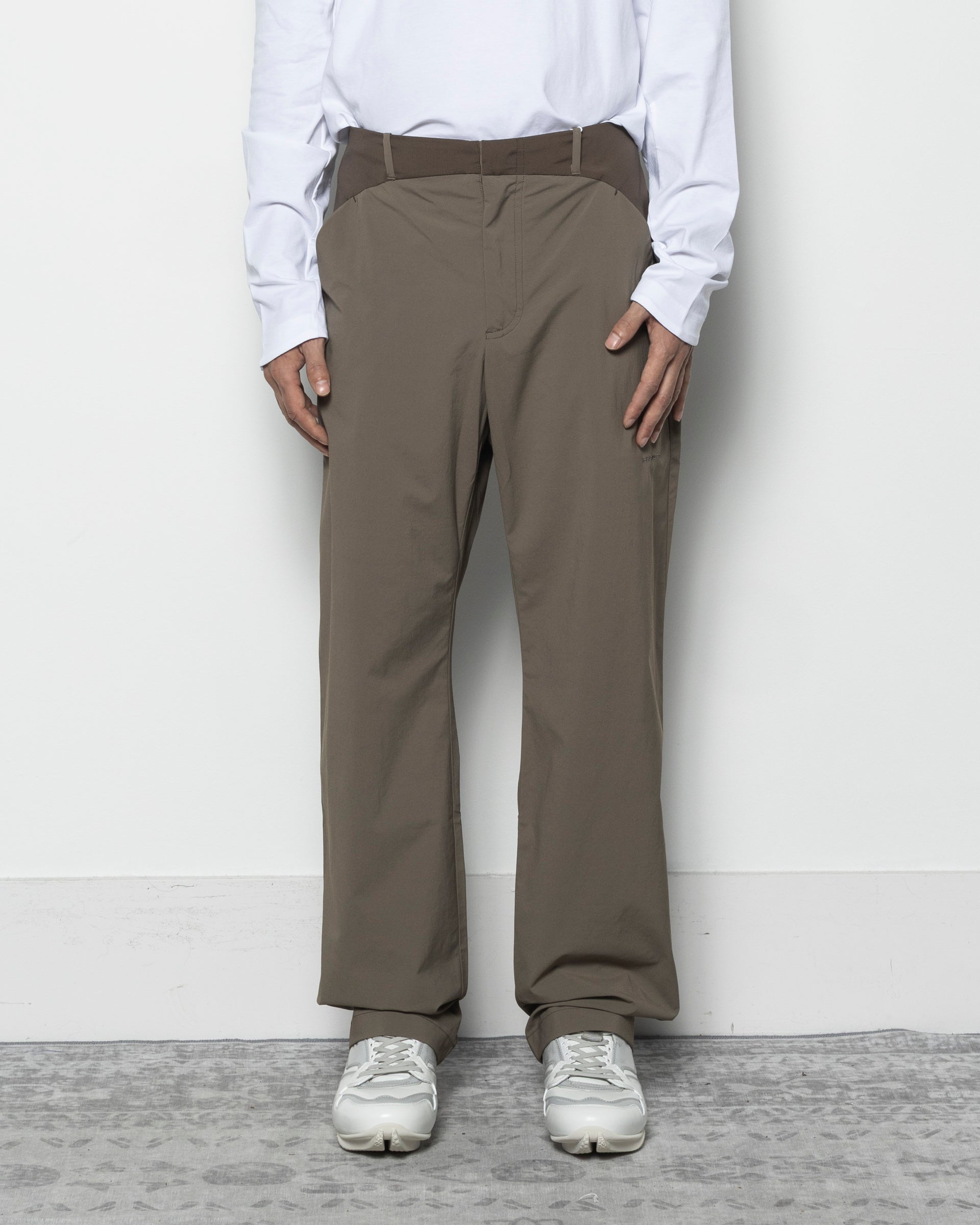 PAF Woven Straight Pants in Brown