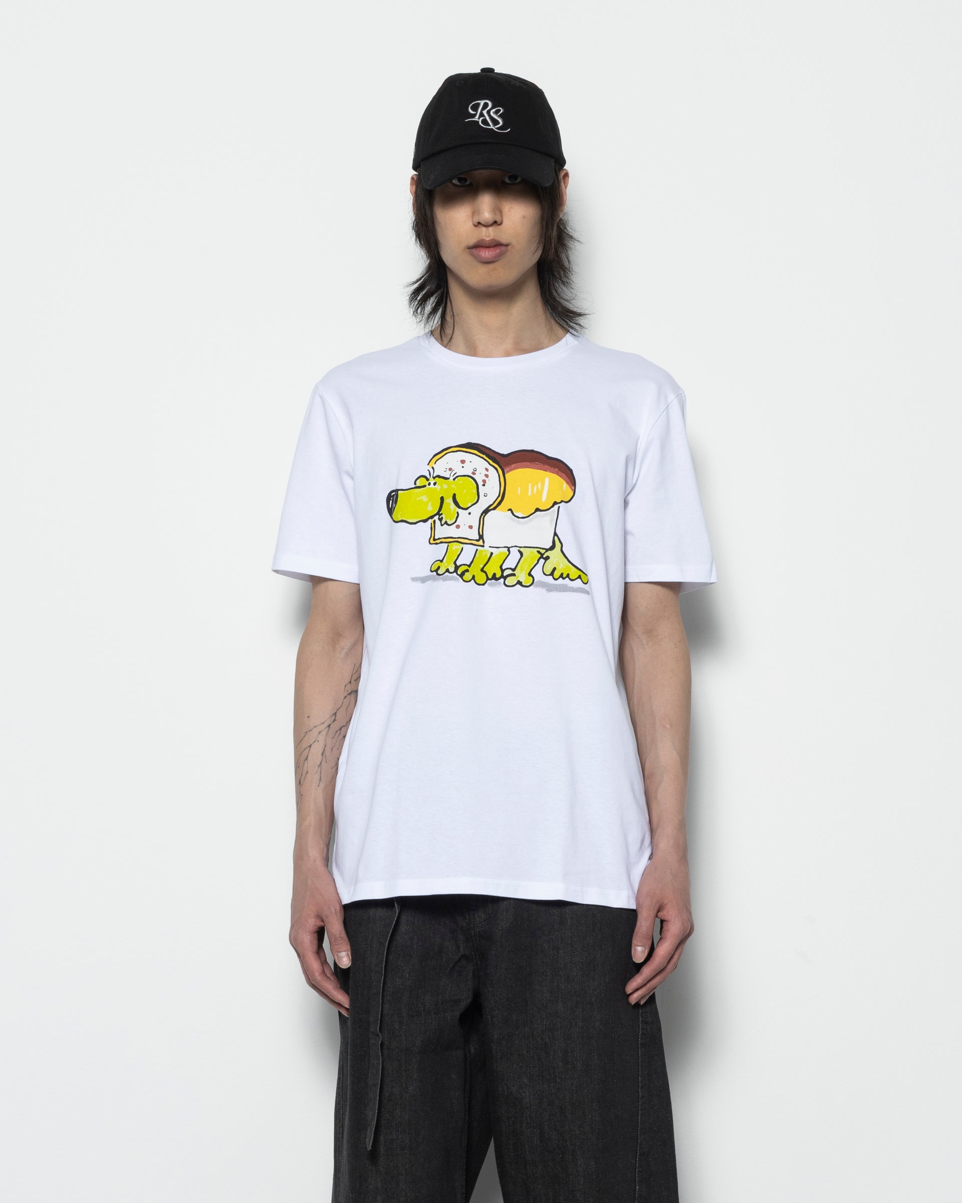 Roobarb and Custard Bread T-Shirt in White