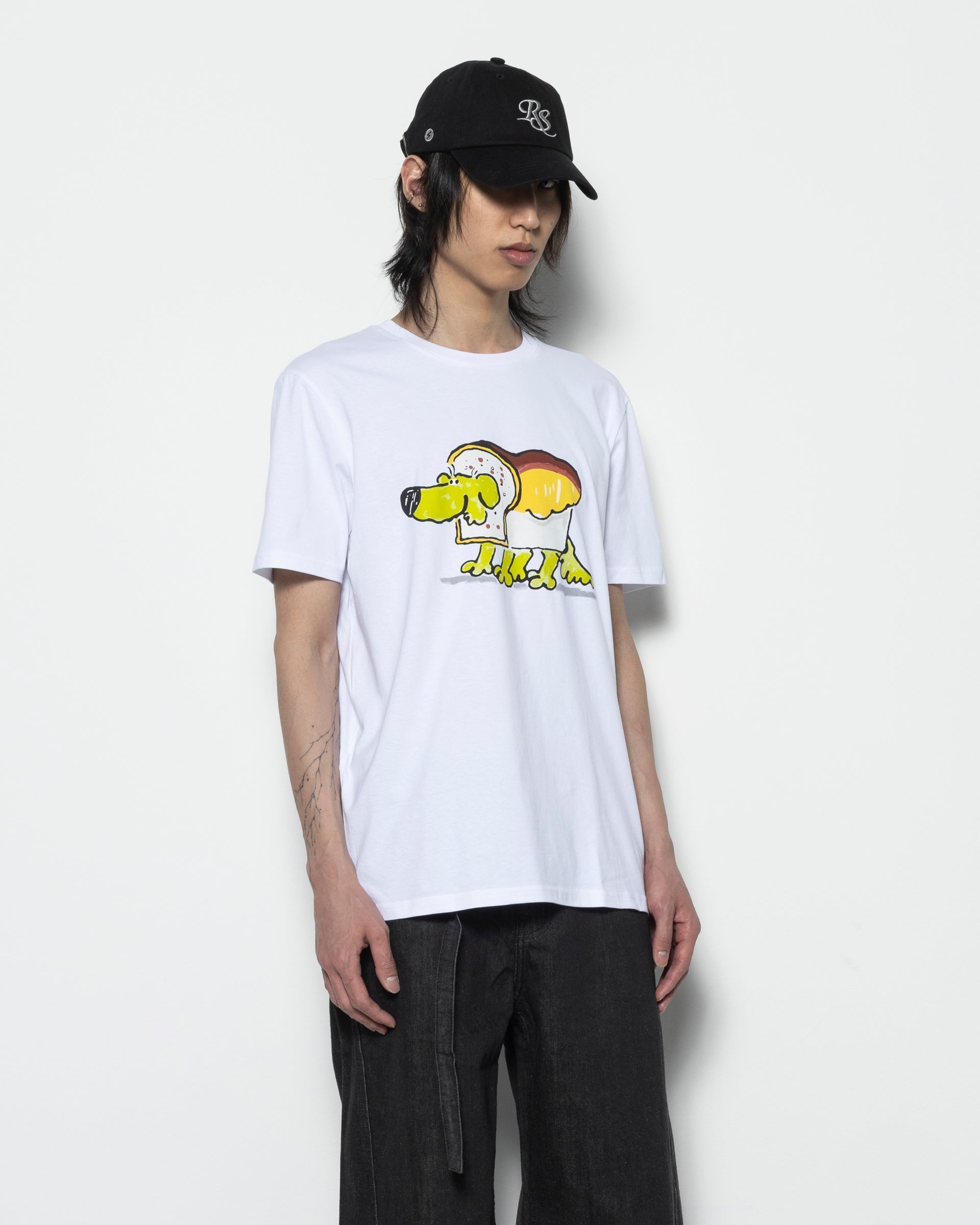 Roobarb and Custard Bread T-Shirt in White