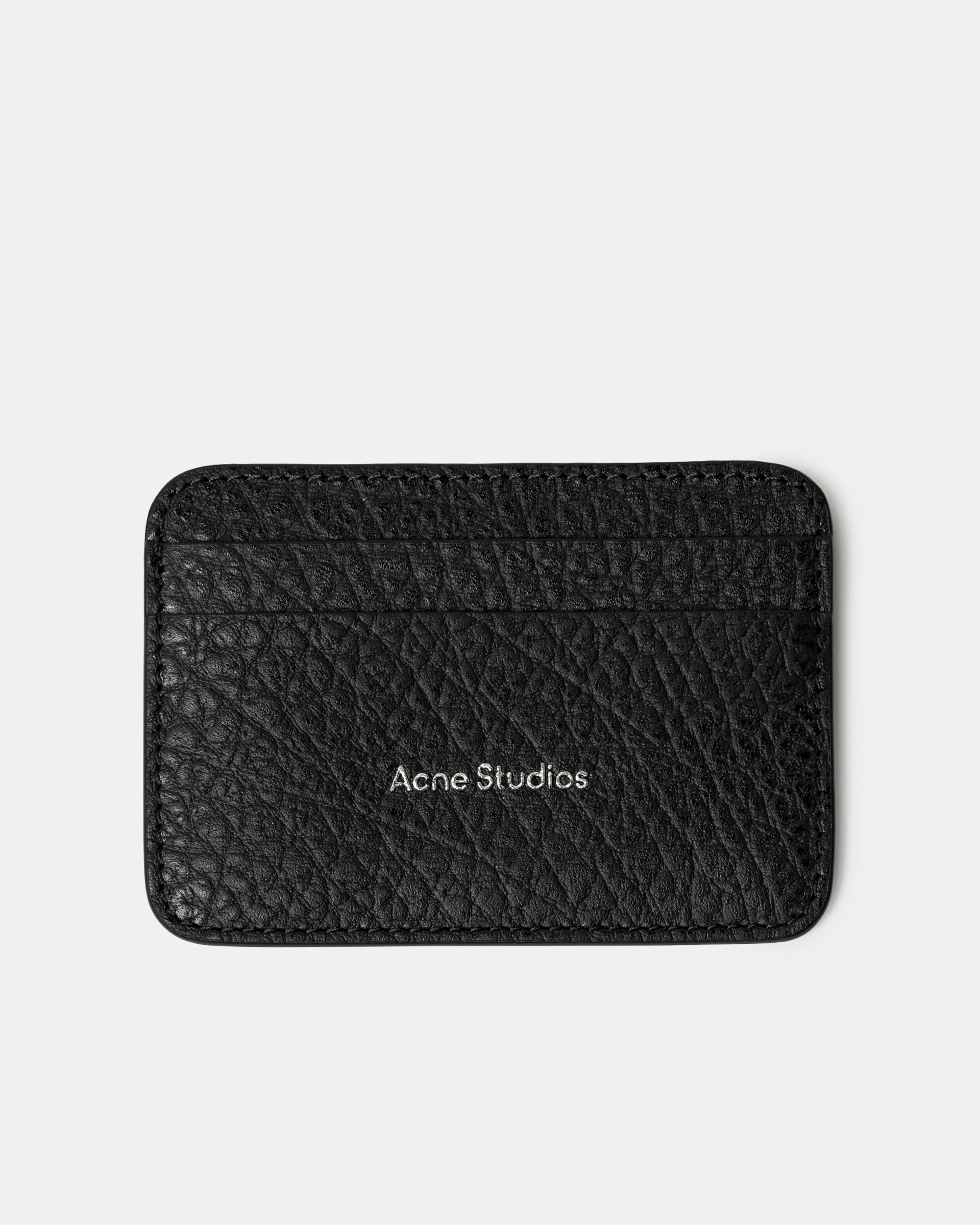 Leather Card Holder in Black