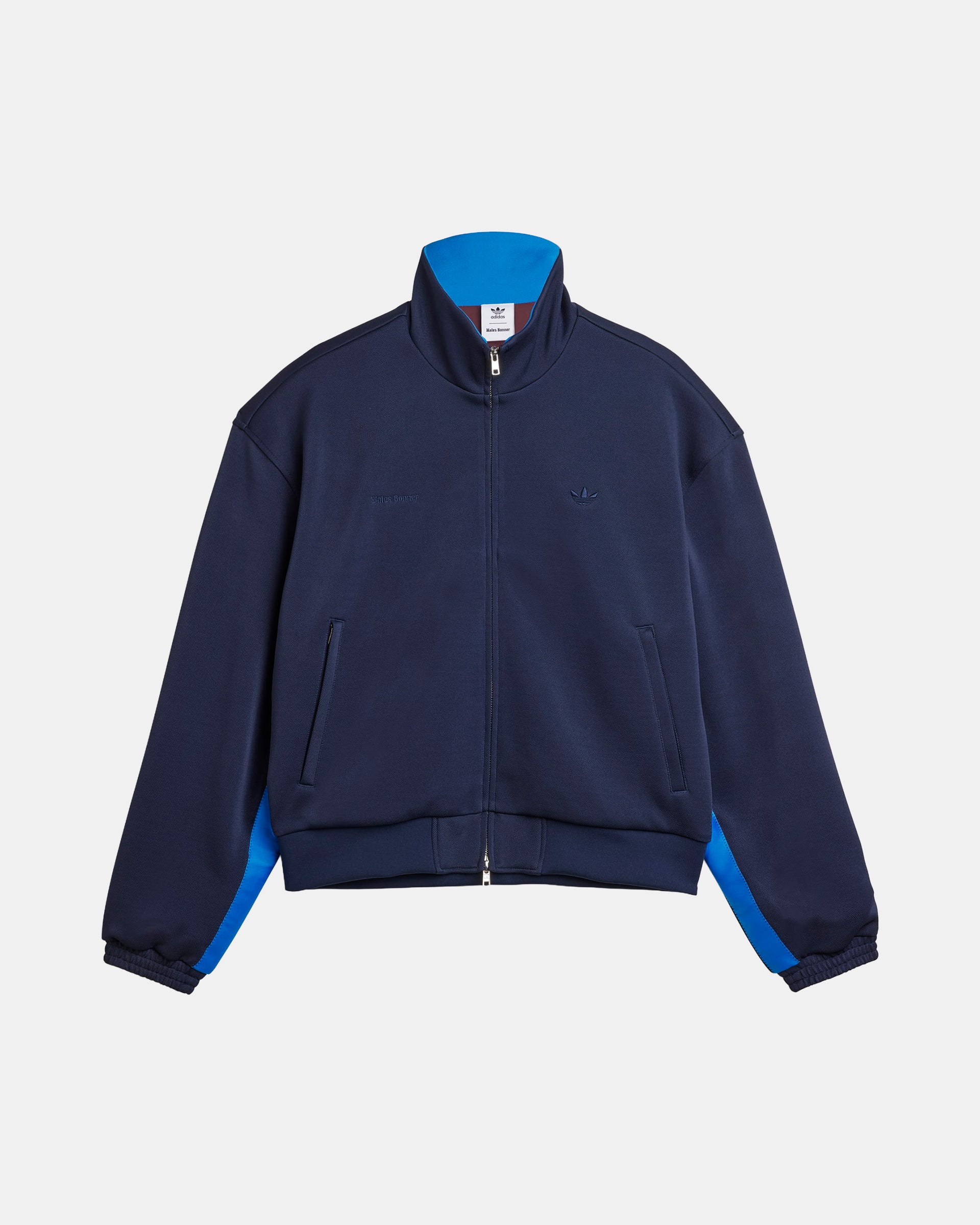 Wales Bonner x Adidas Pique Track Top in Night Navy