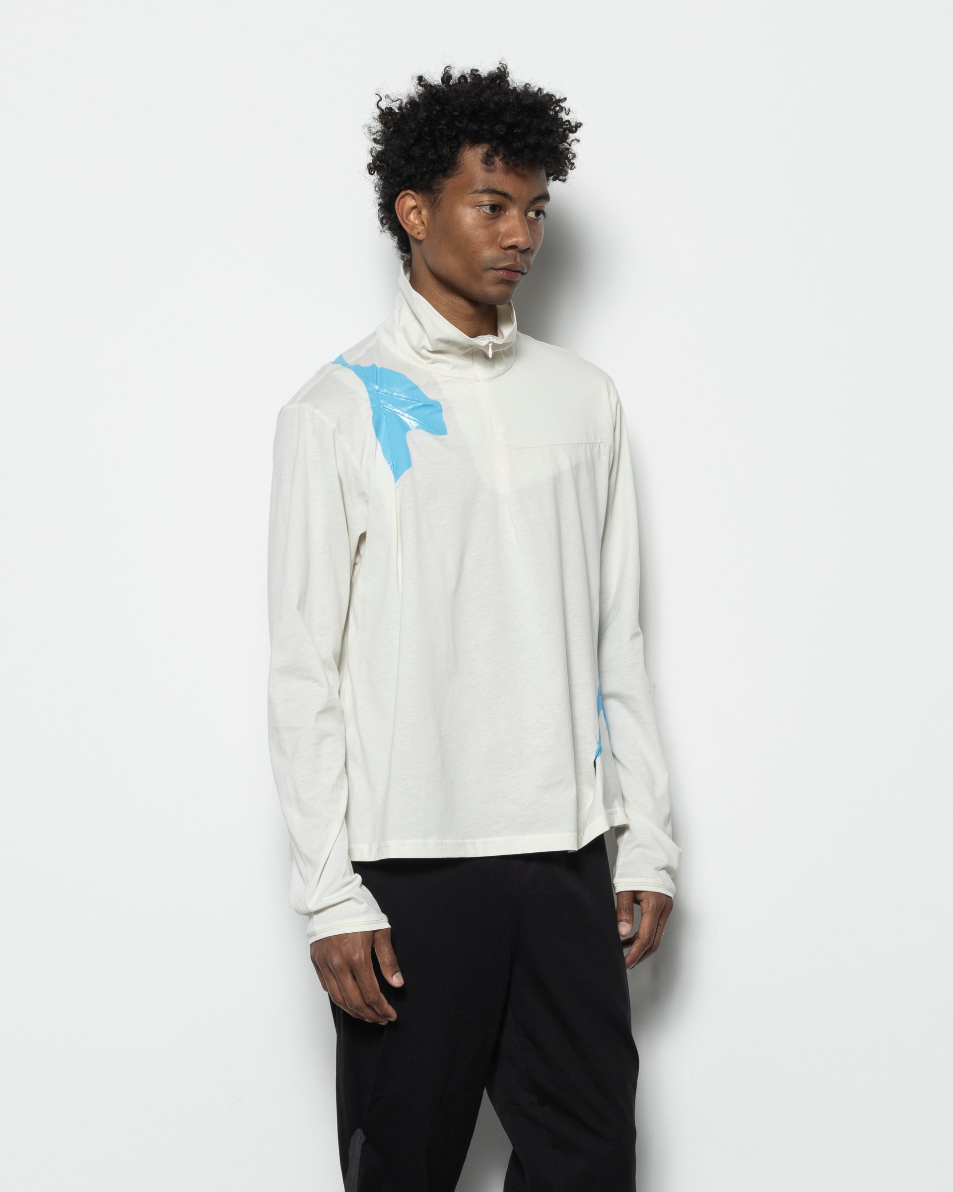 Alec K-Dart Pullover in Off White