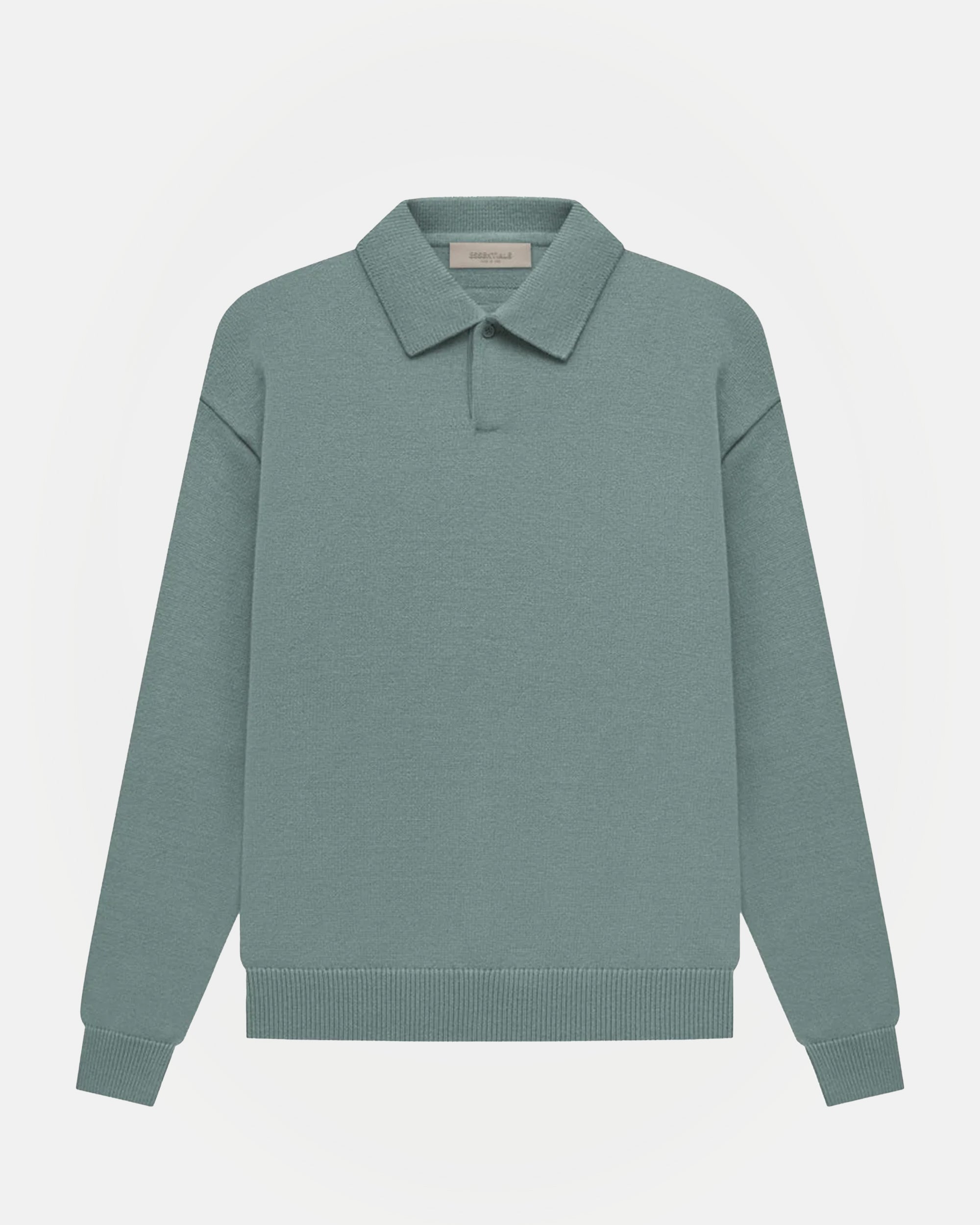 Long Sleeve Polo in Sycamore