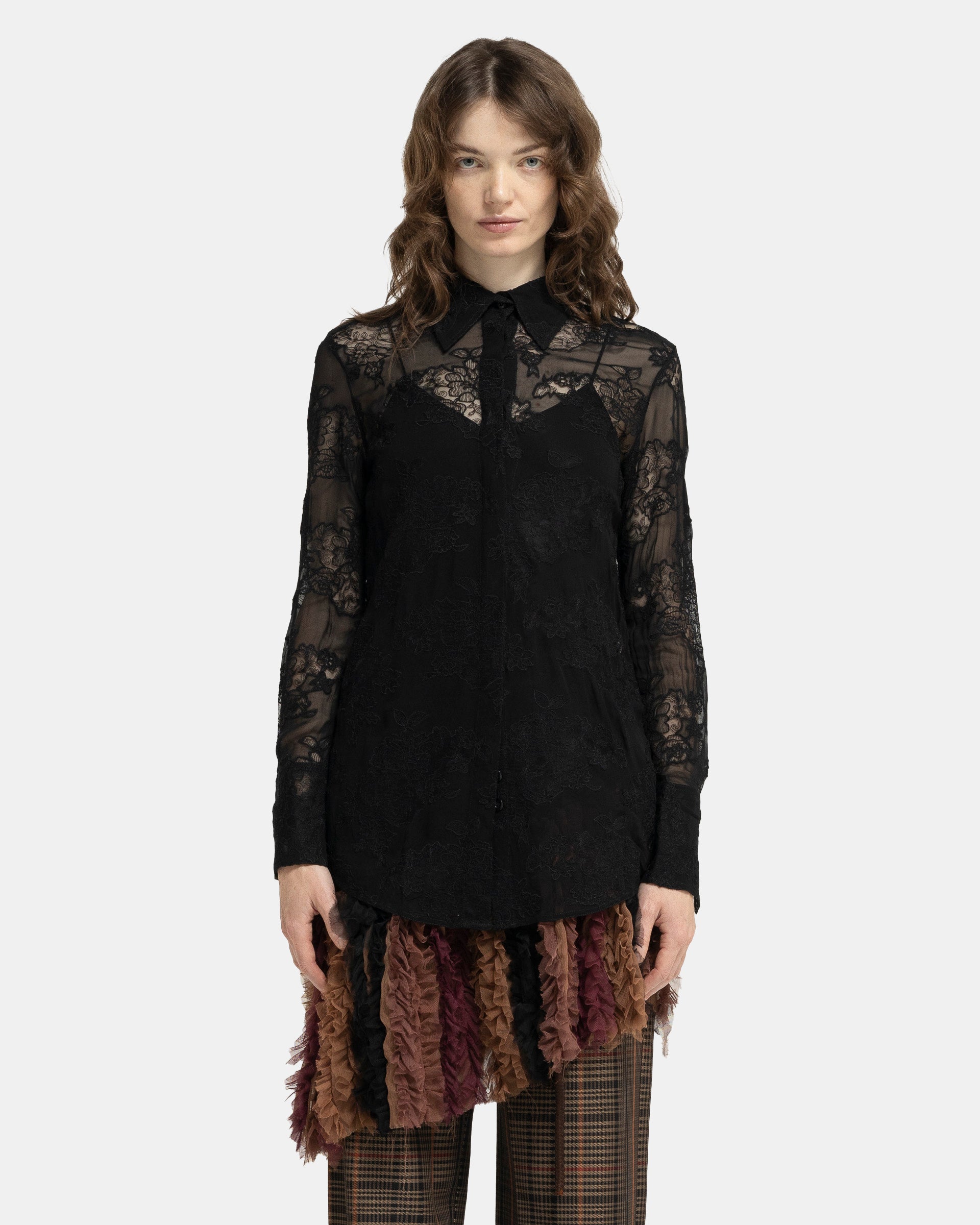 Song for the Mute Long Sleeve Shirt in Black