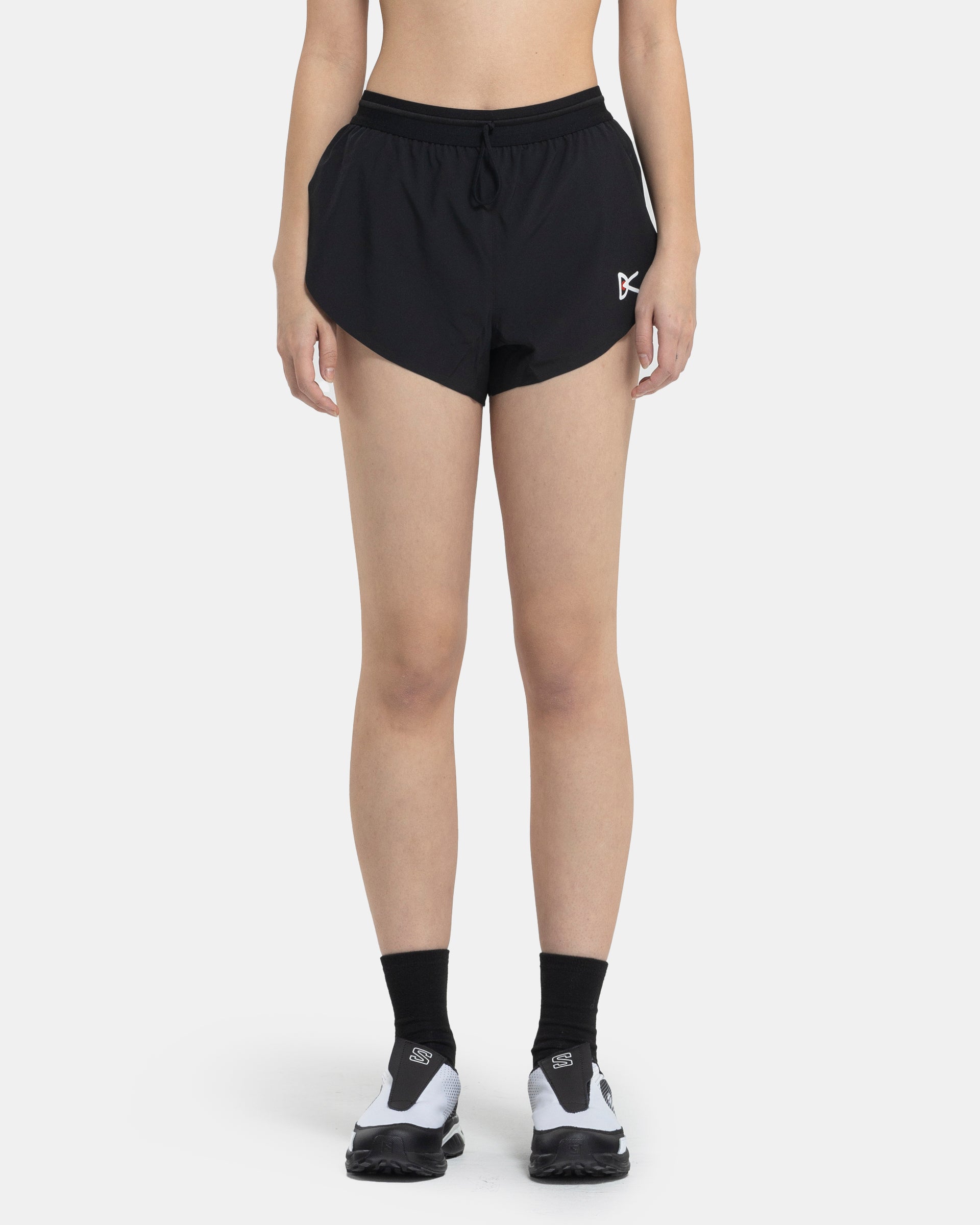 3 Inch Split Shorts in Black