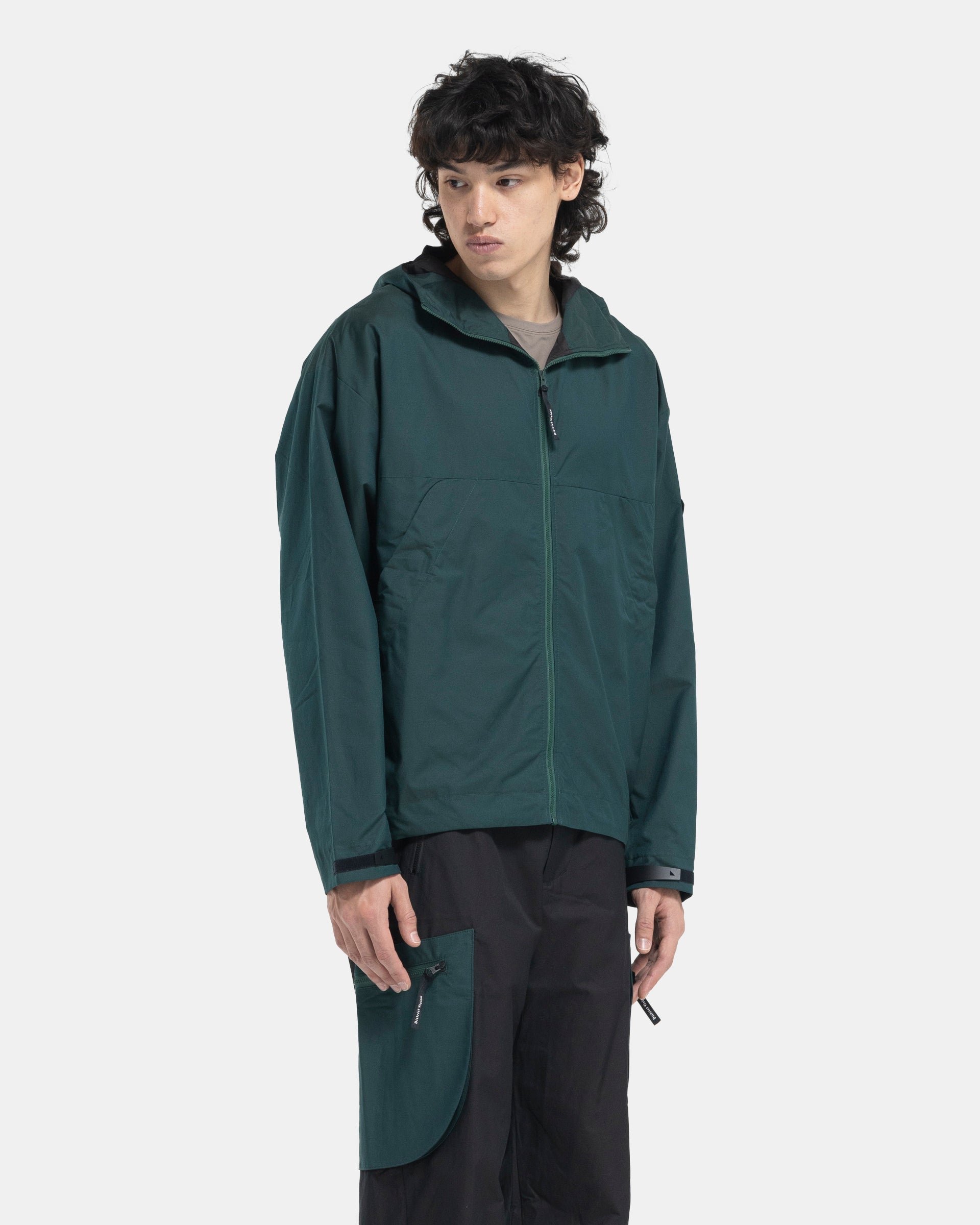 Organic Cotton DWR Jacket in Pine