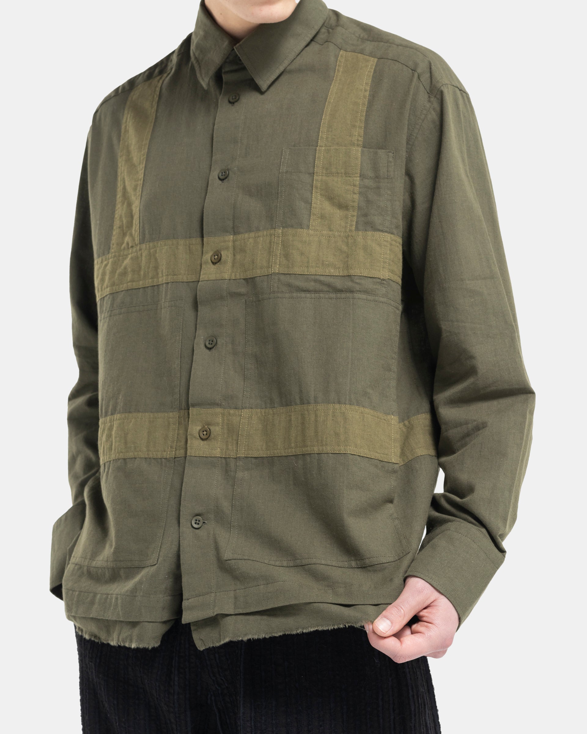 Harness Shirt in Olive