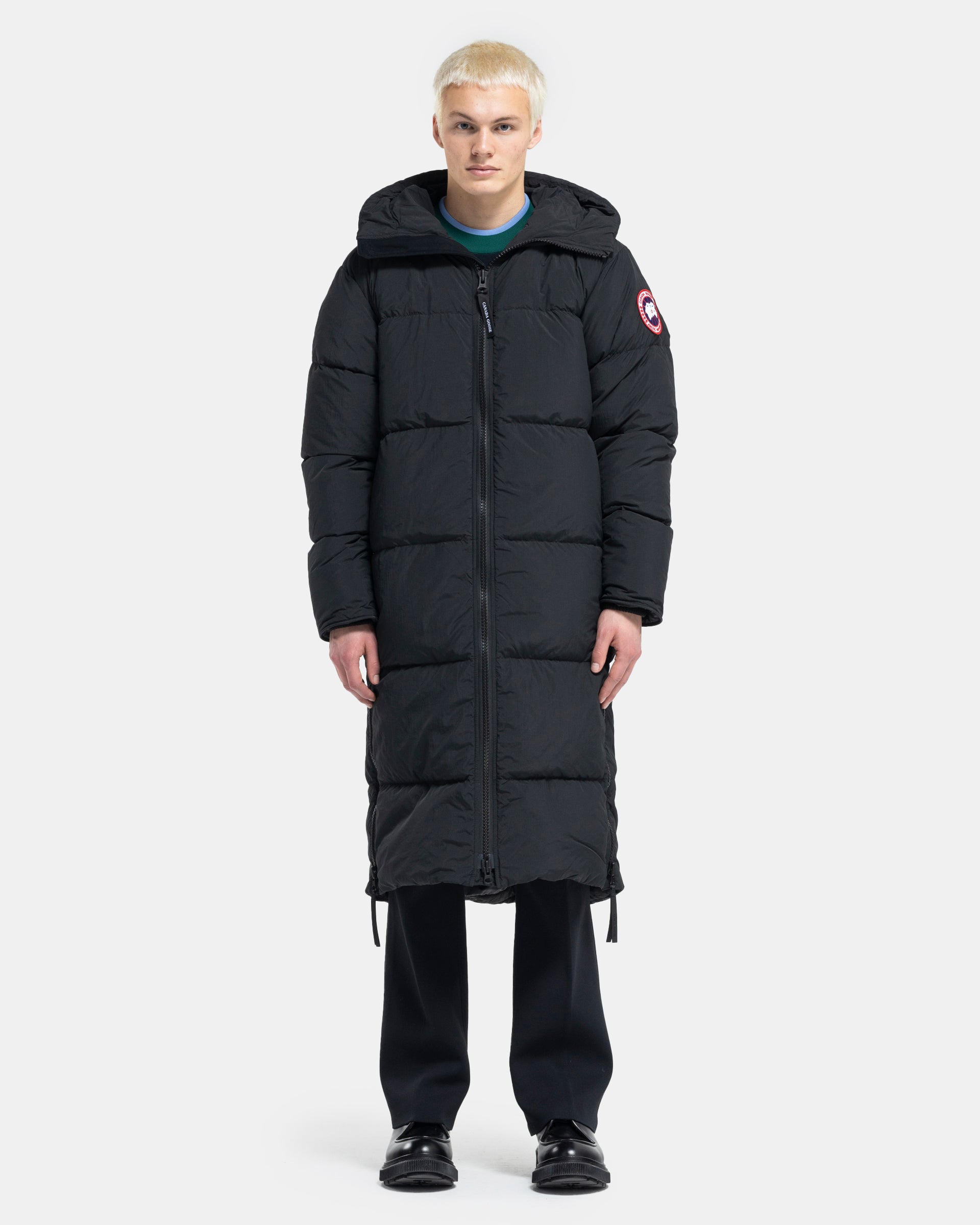 Lawrence Long Puffer in Black