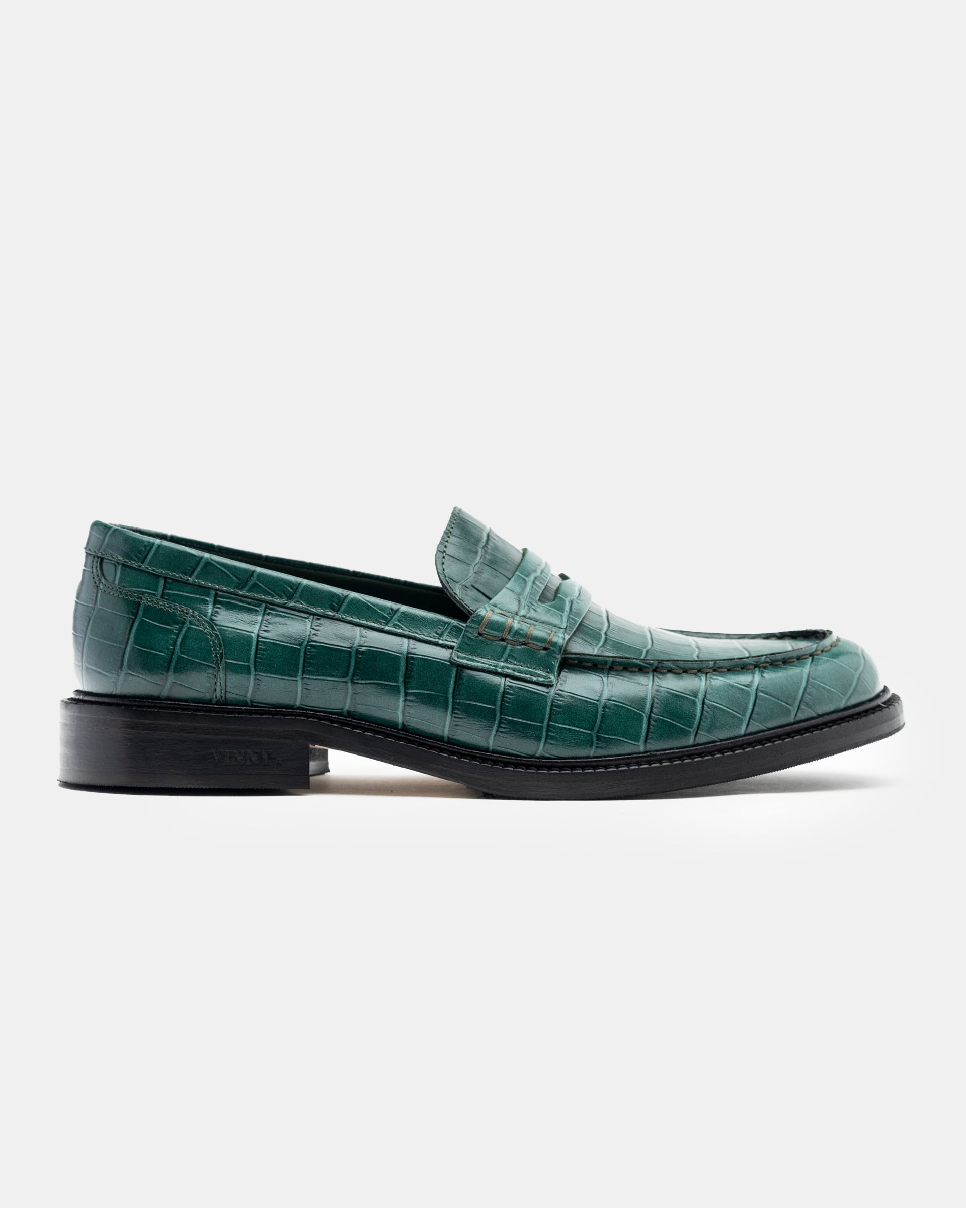 Townee Penny Loafer in Green