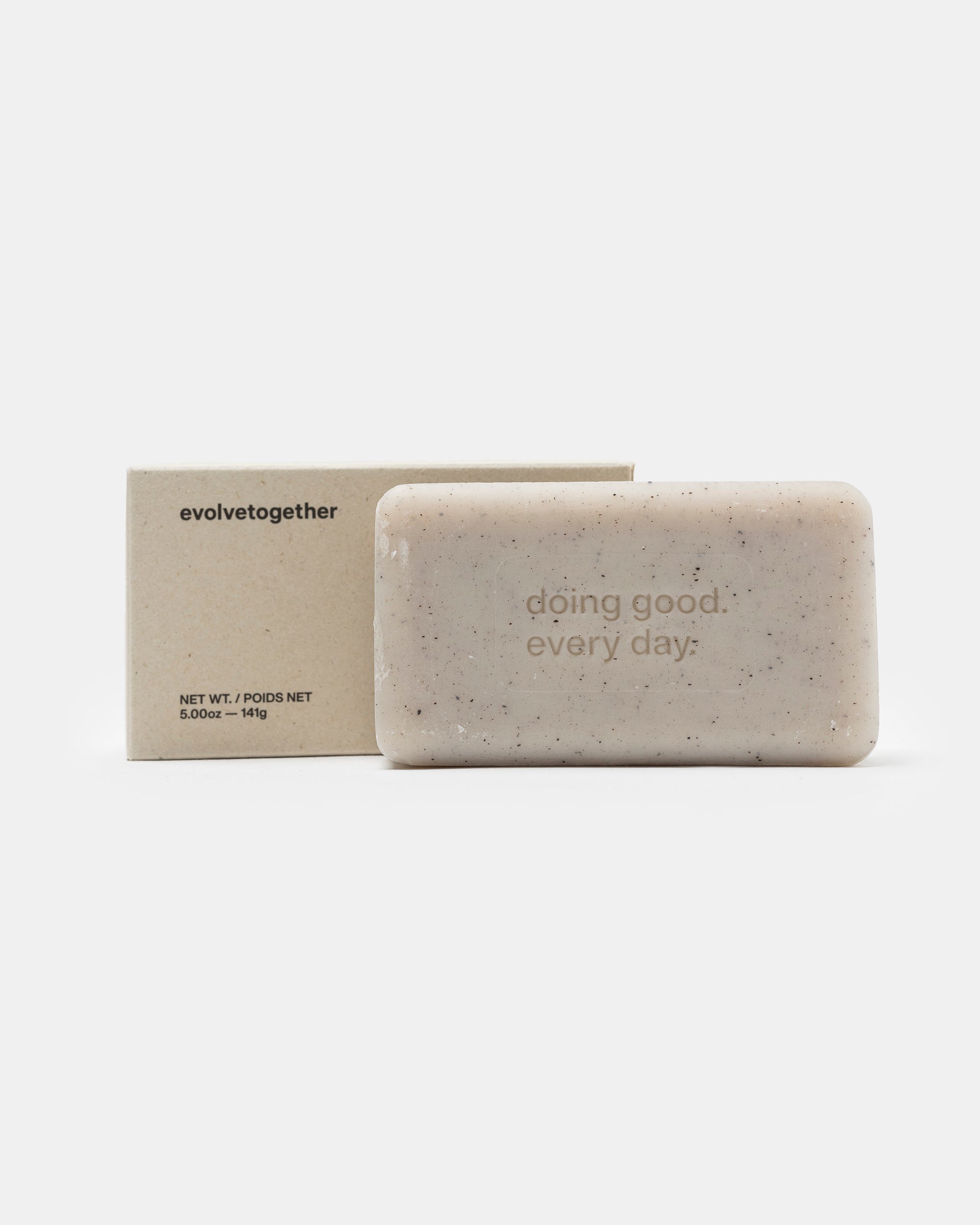 Evolve Together Havana Exfoliating Bar Soap with Box Roden Gray