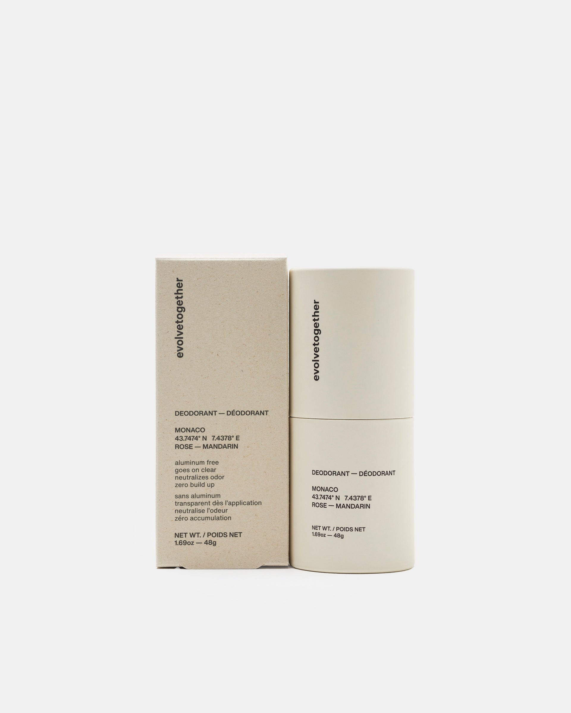 Evolve Together Monaco Deodorant with box Roden Gray