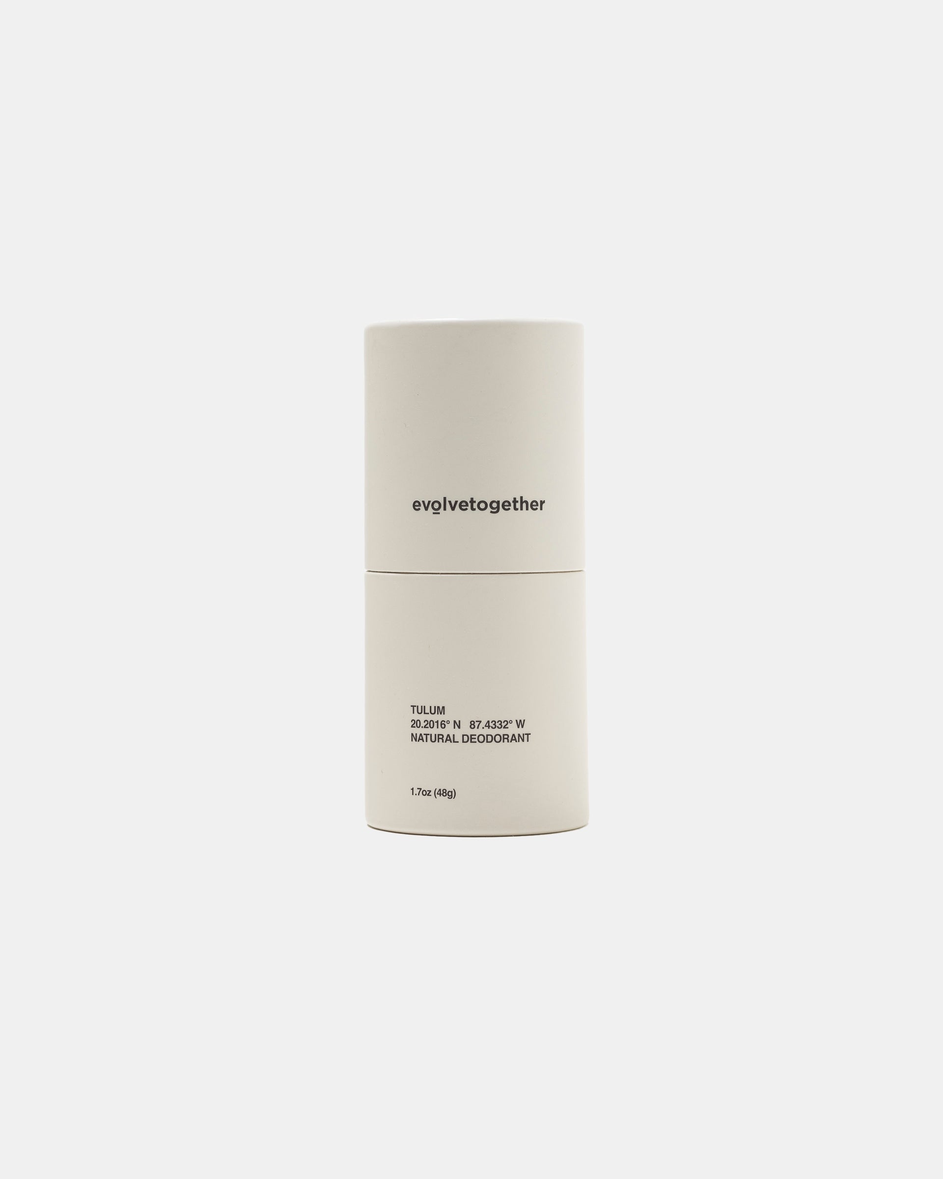 Evolve Together Tulum Deodorant with lid Tube Roden Gray
