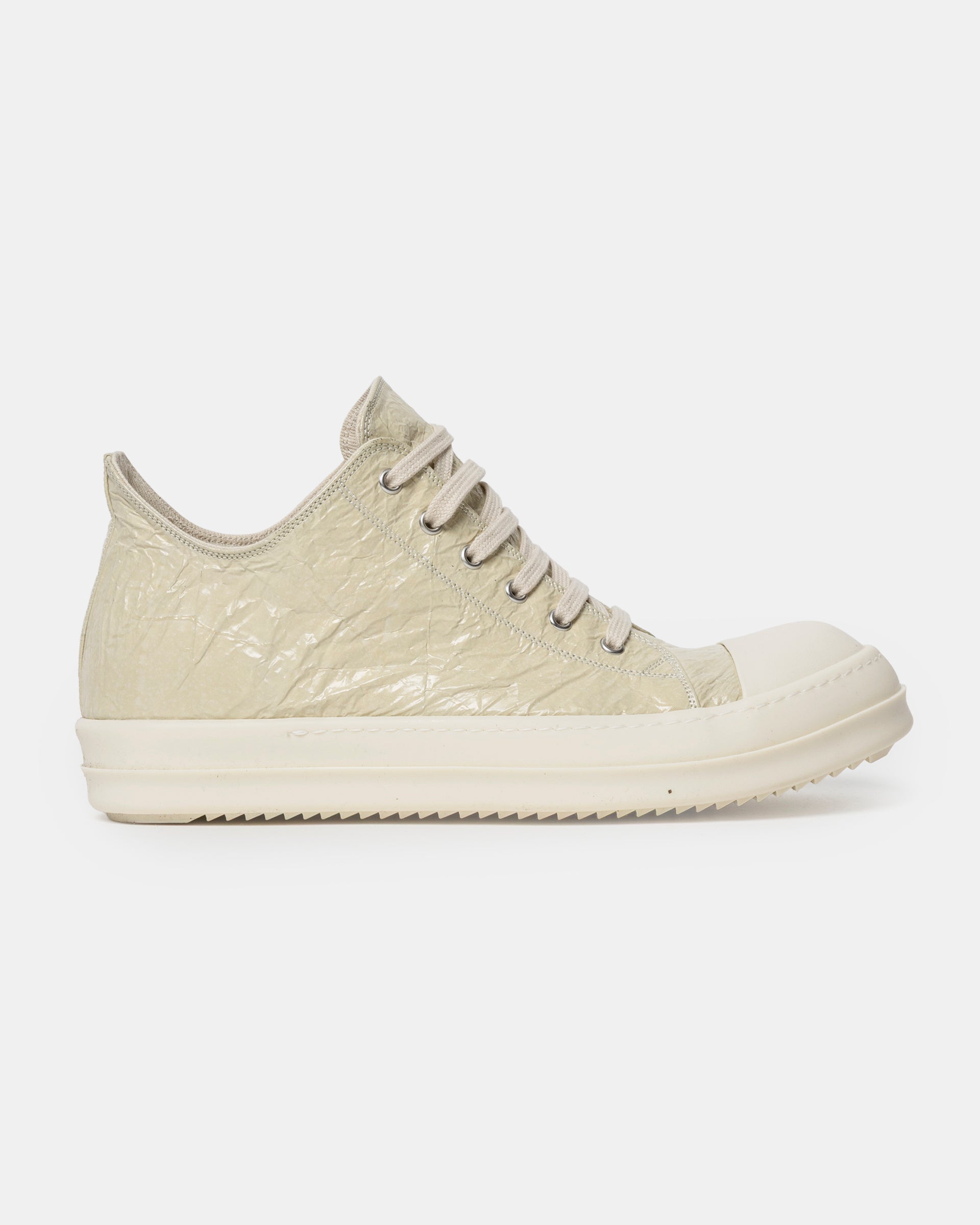 Denim Low Sneakers in Parchment/Milk