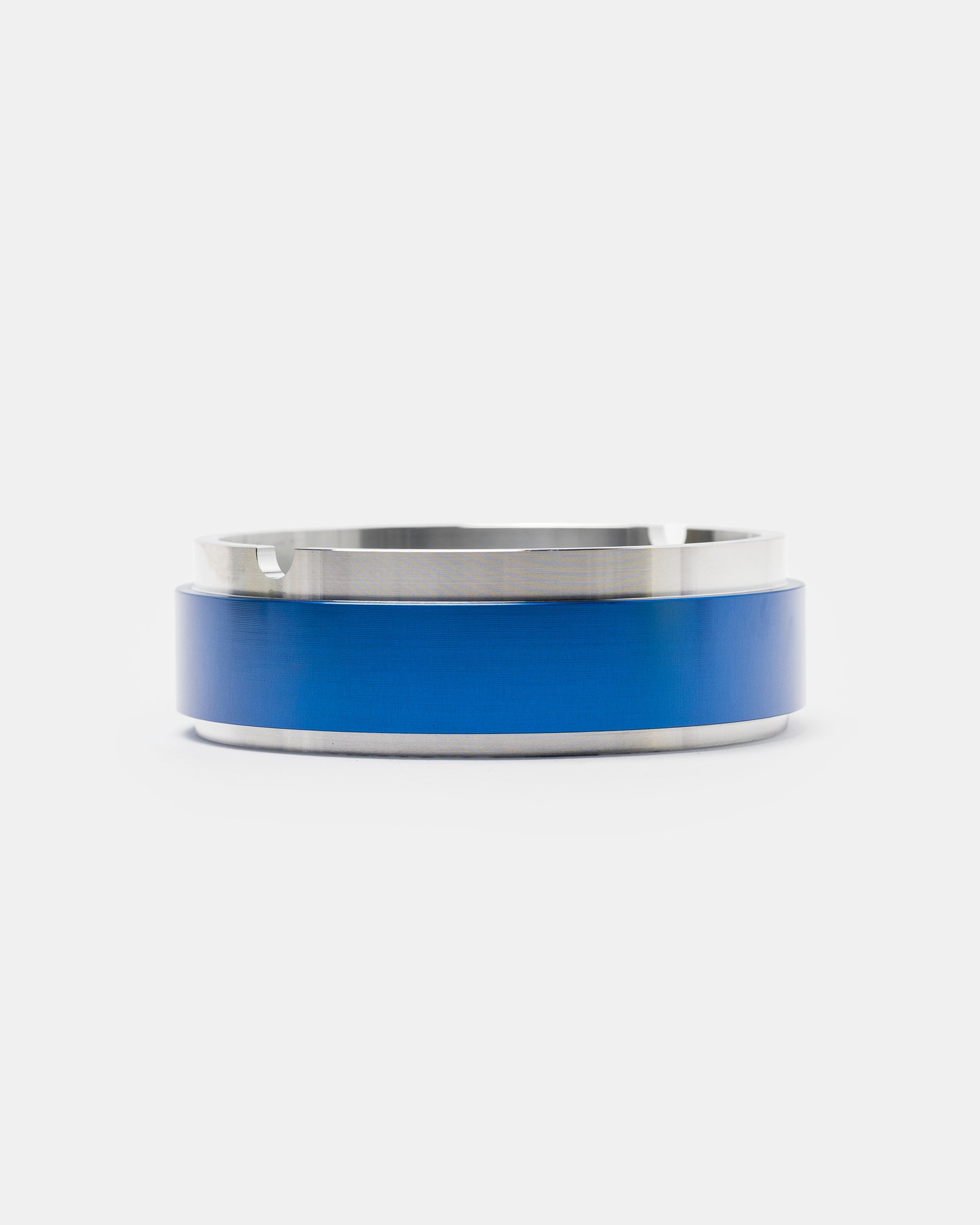 Ash Tray in Silver and Blue