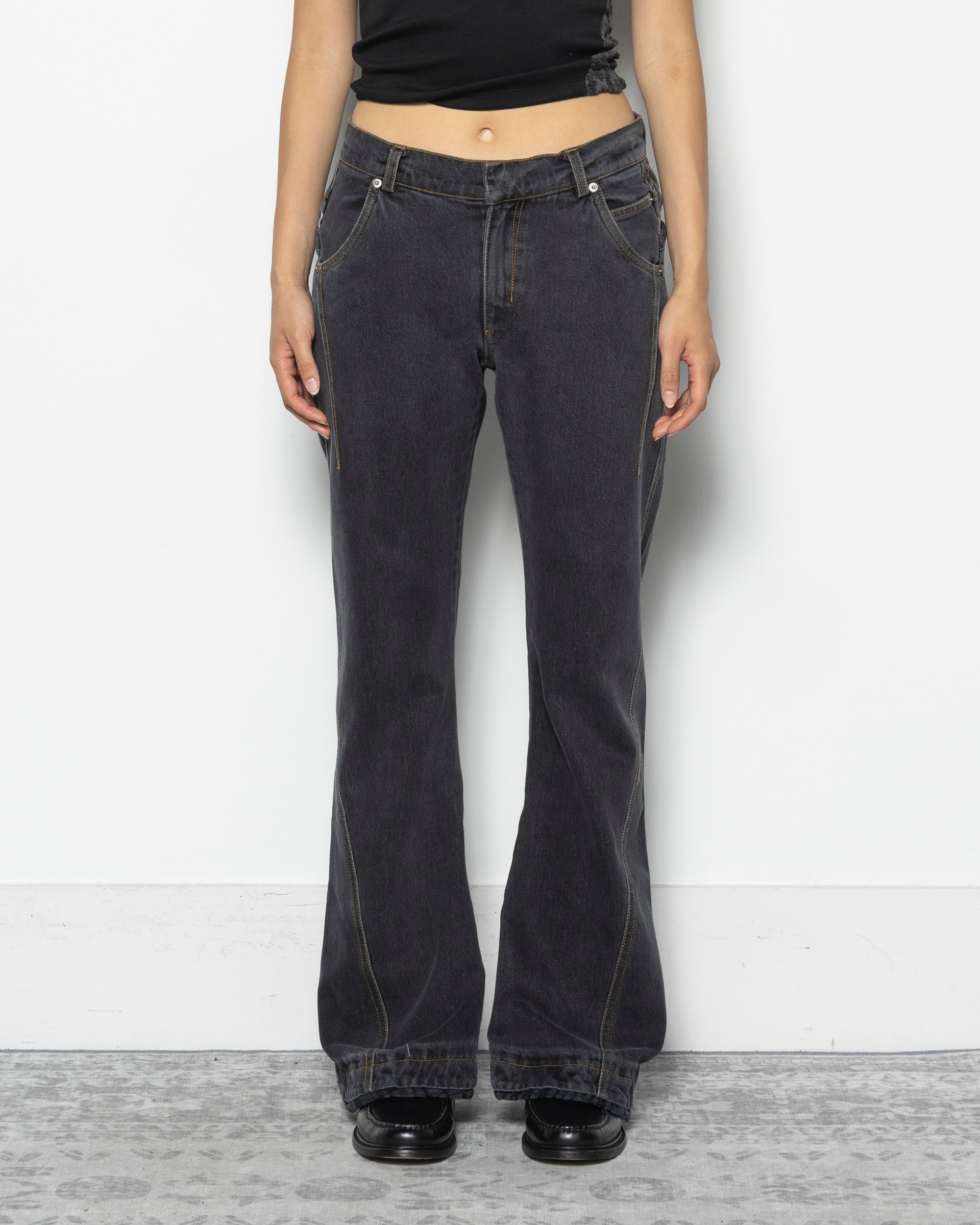 01 Denim Trousers in Charcoal