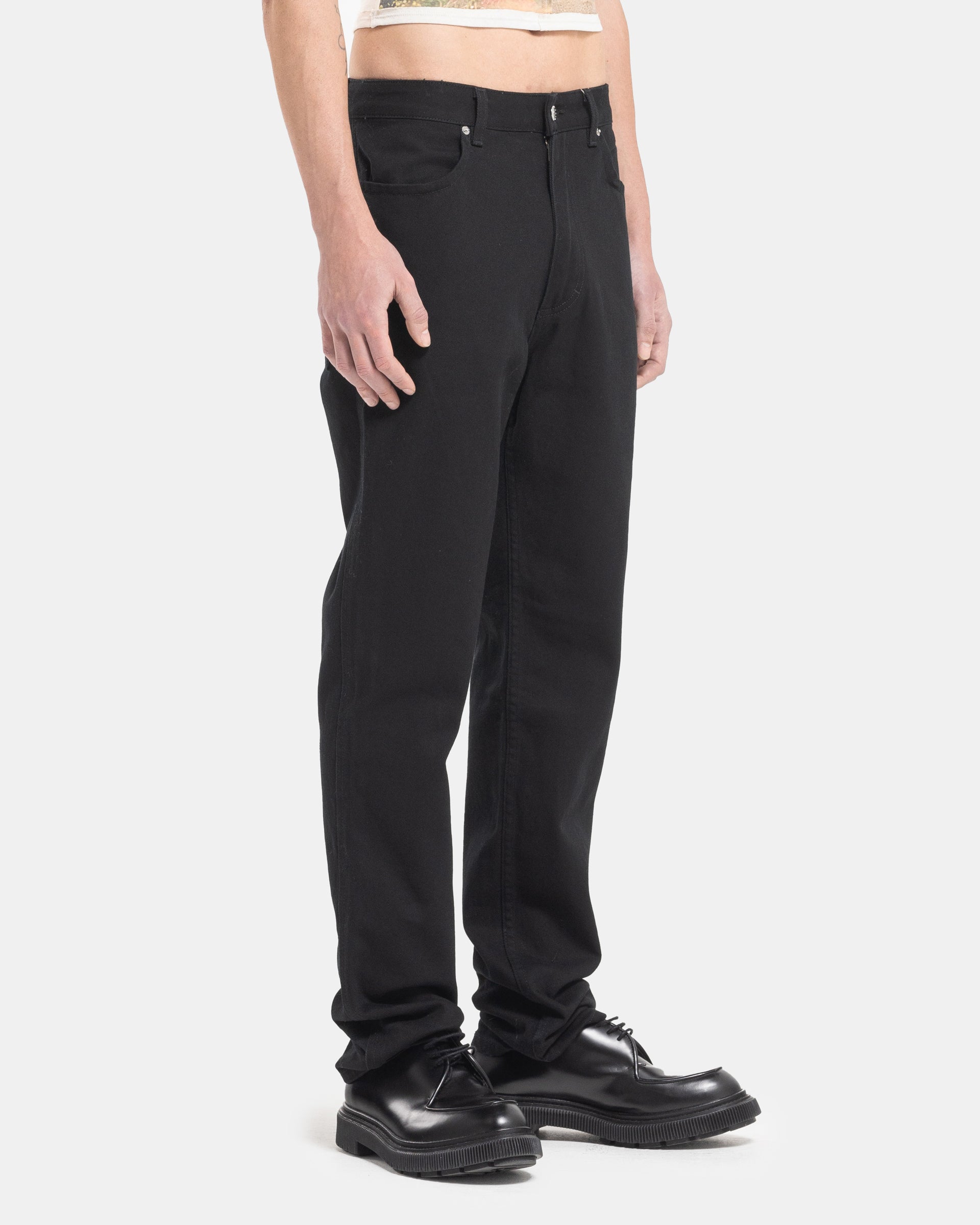 Eckhaus Latta Straight-Leg Jean Black