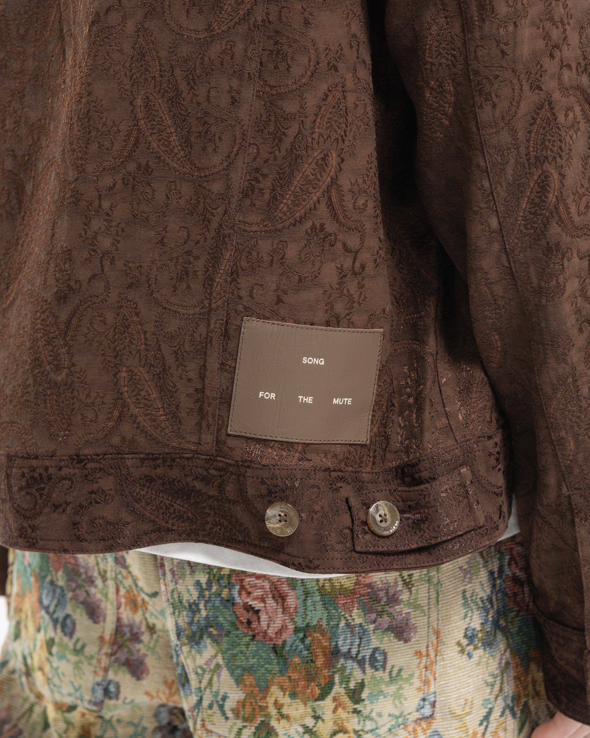 Worker Jacket in Brown-Back Label