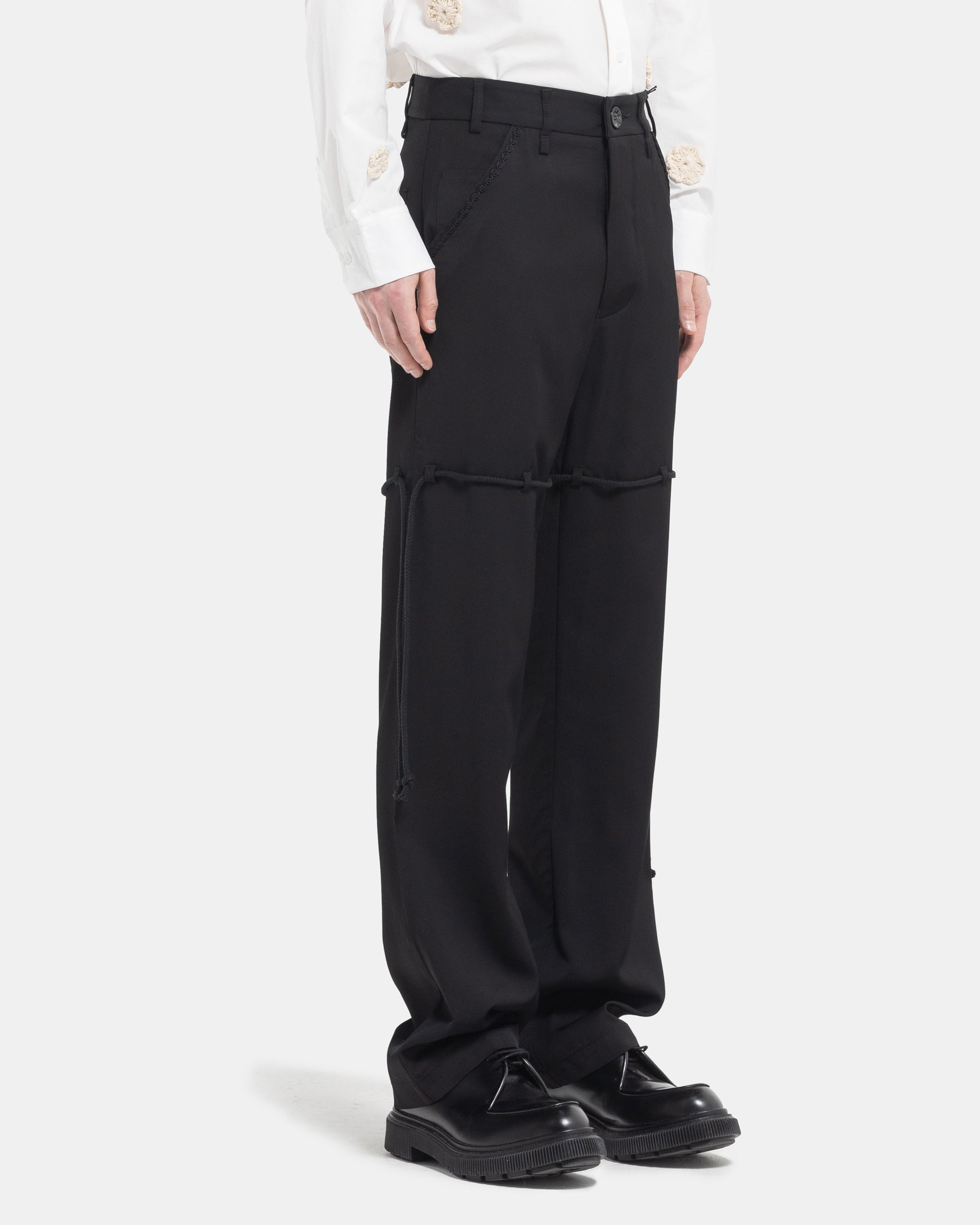 Song For The Mute Dress Pant in Black Side