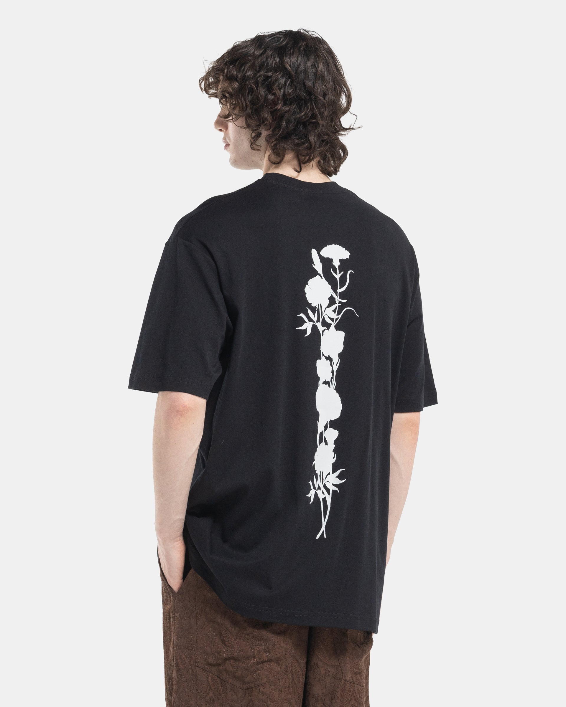 Song For The Mute Logo Oversized T-Shirt in Black Back