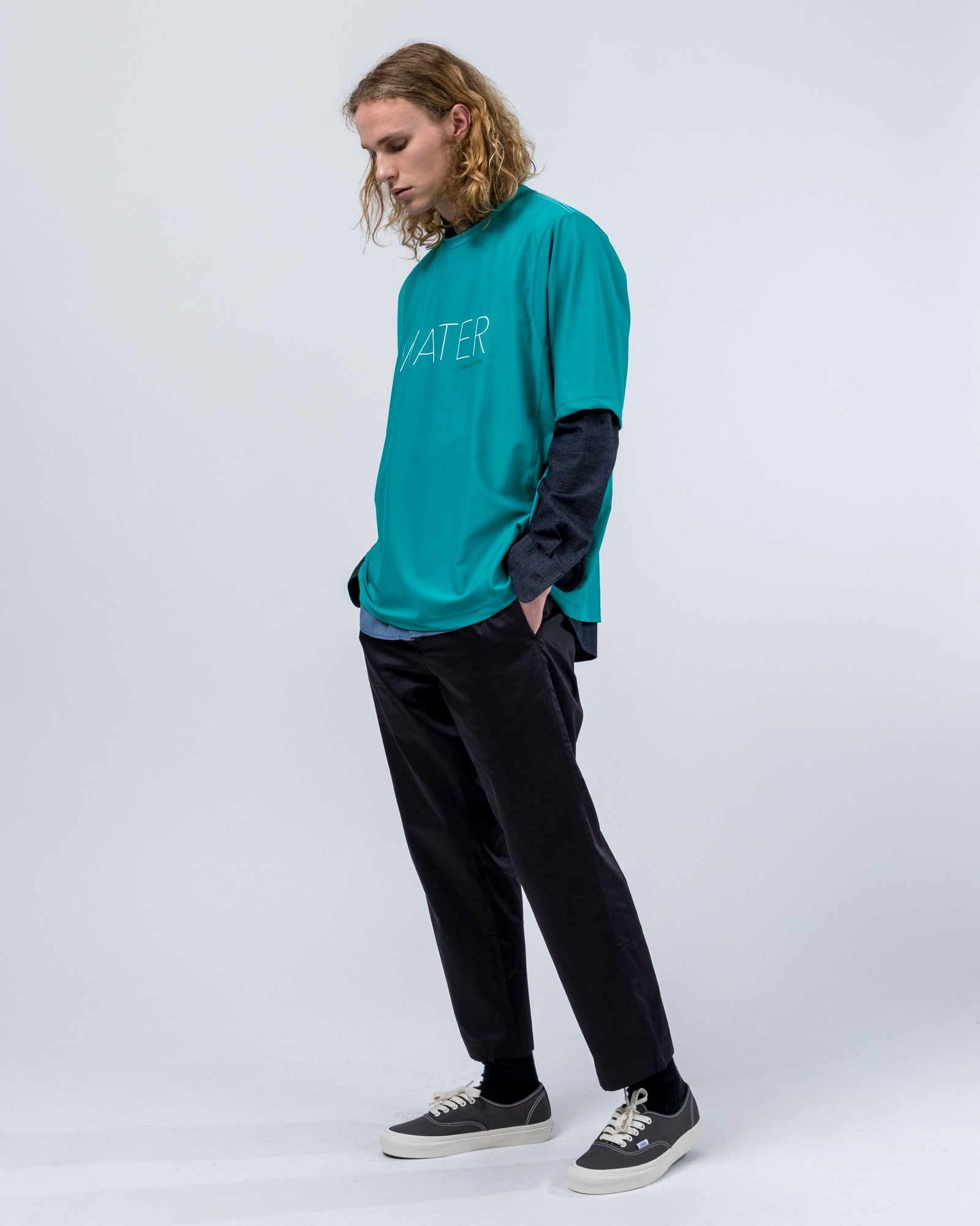 Water T-Shirt in Blue Green