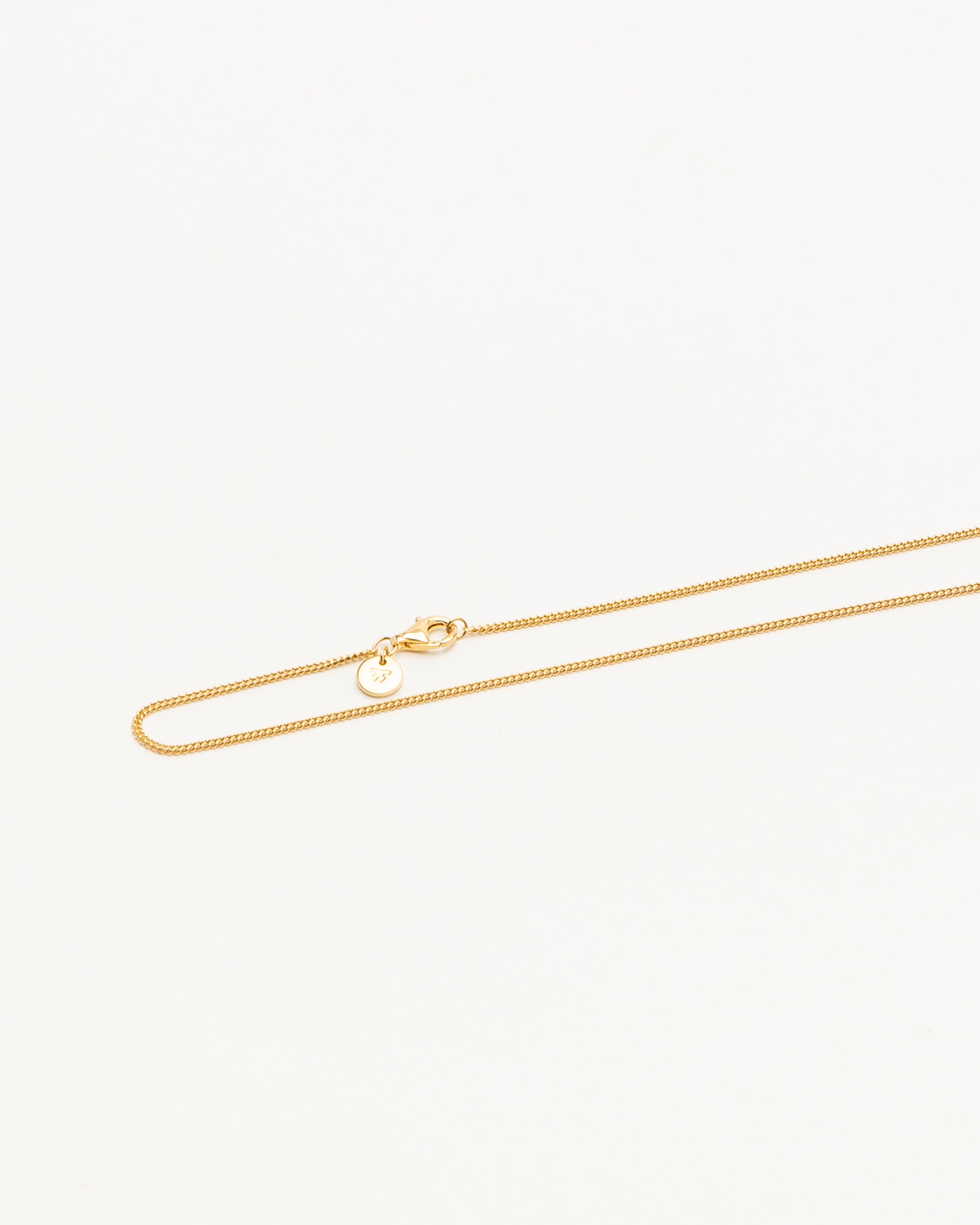 Mini Olive Quartz Cushion Pendant in 9k Gold