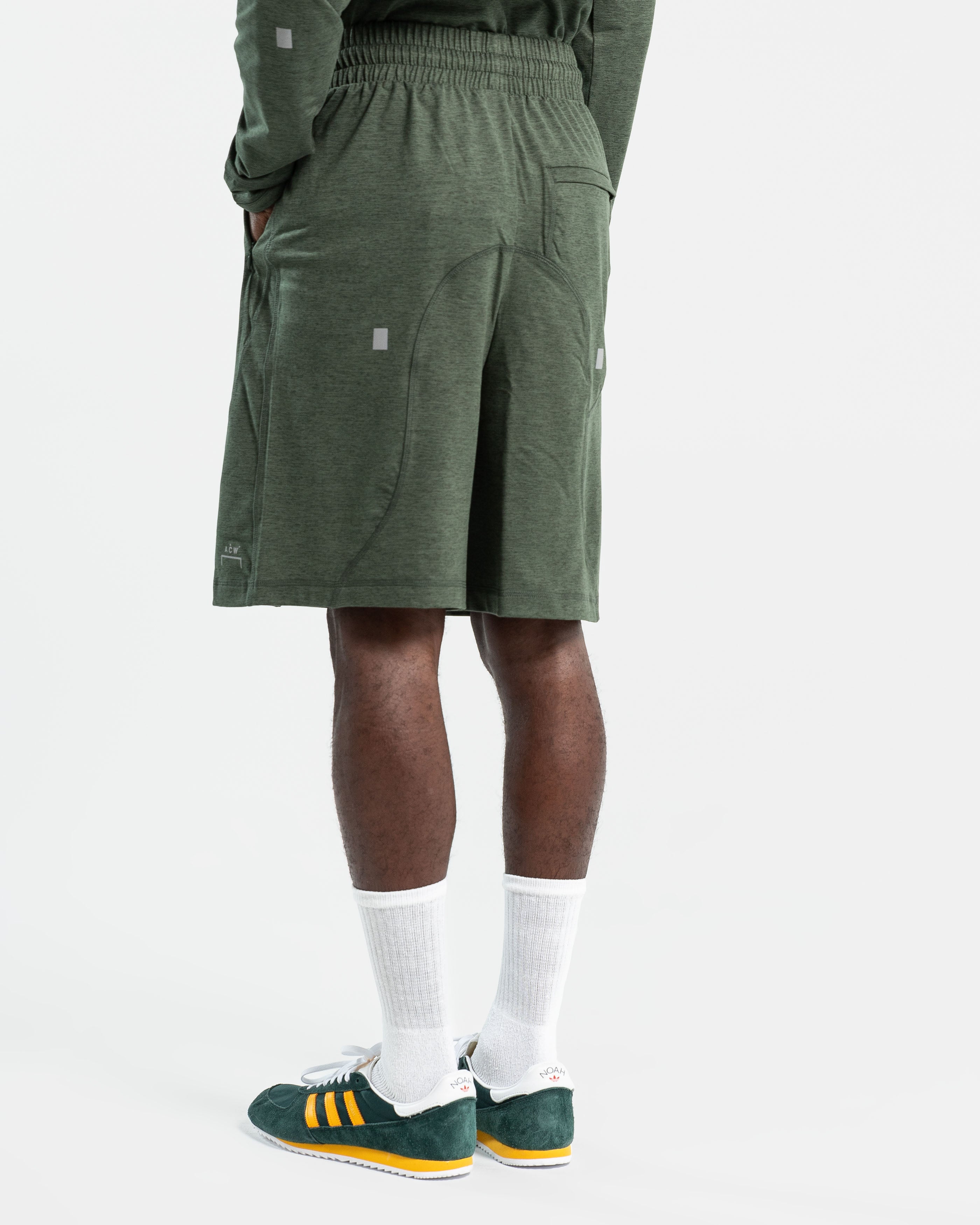 Body Map Short in Forest Green