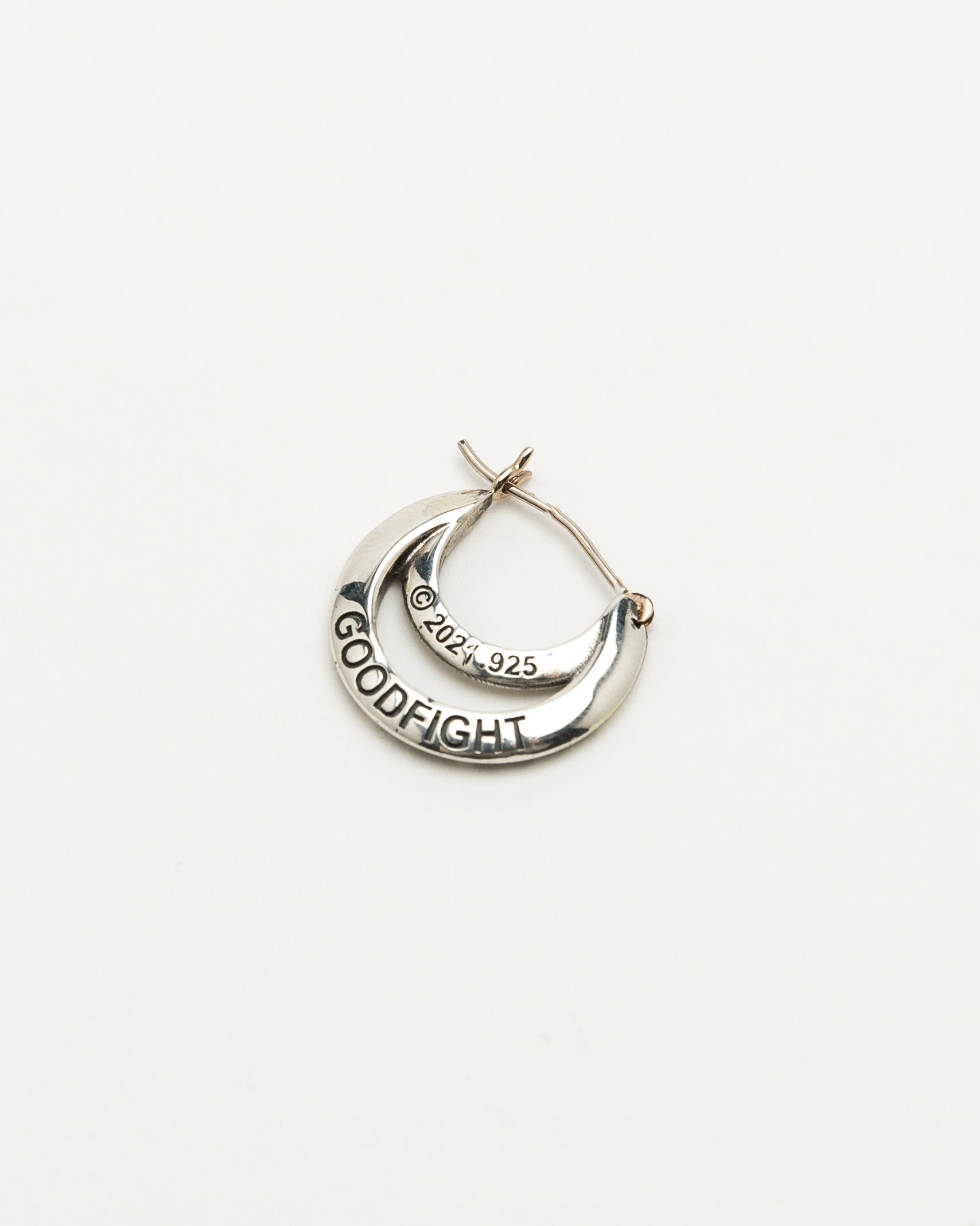 GDFHT x Good Art Hlywd 925 Double Crescent Earring in Sterling