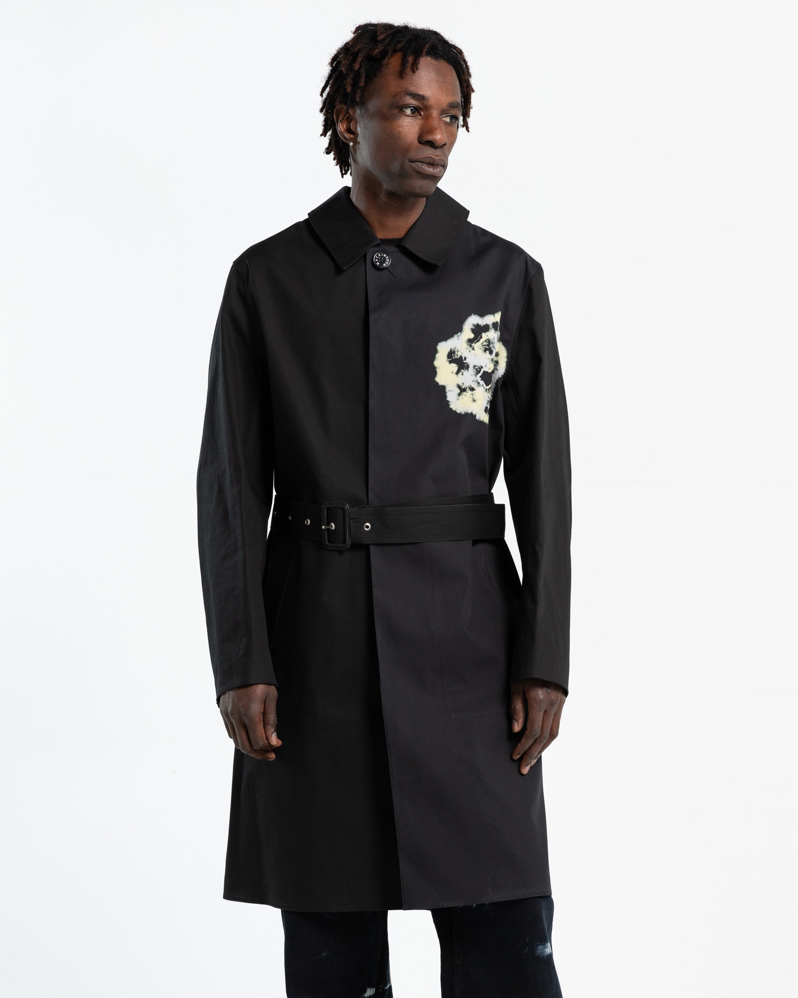 John Elliott x Mackintosh Spring Coat in Black