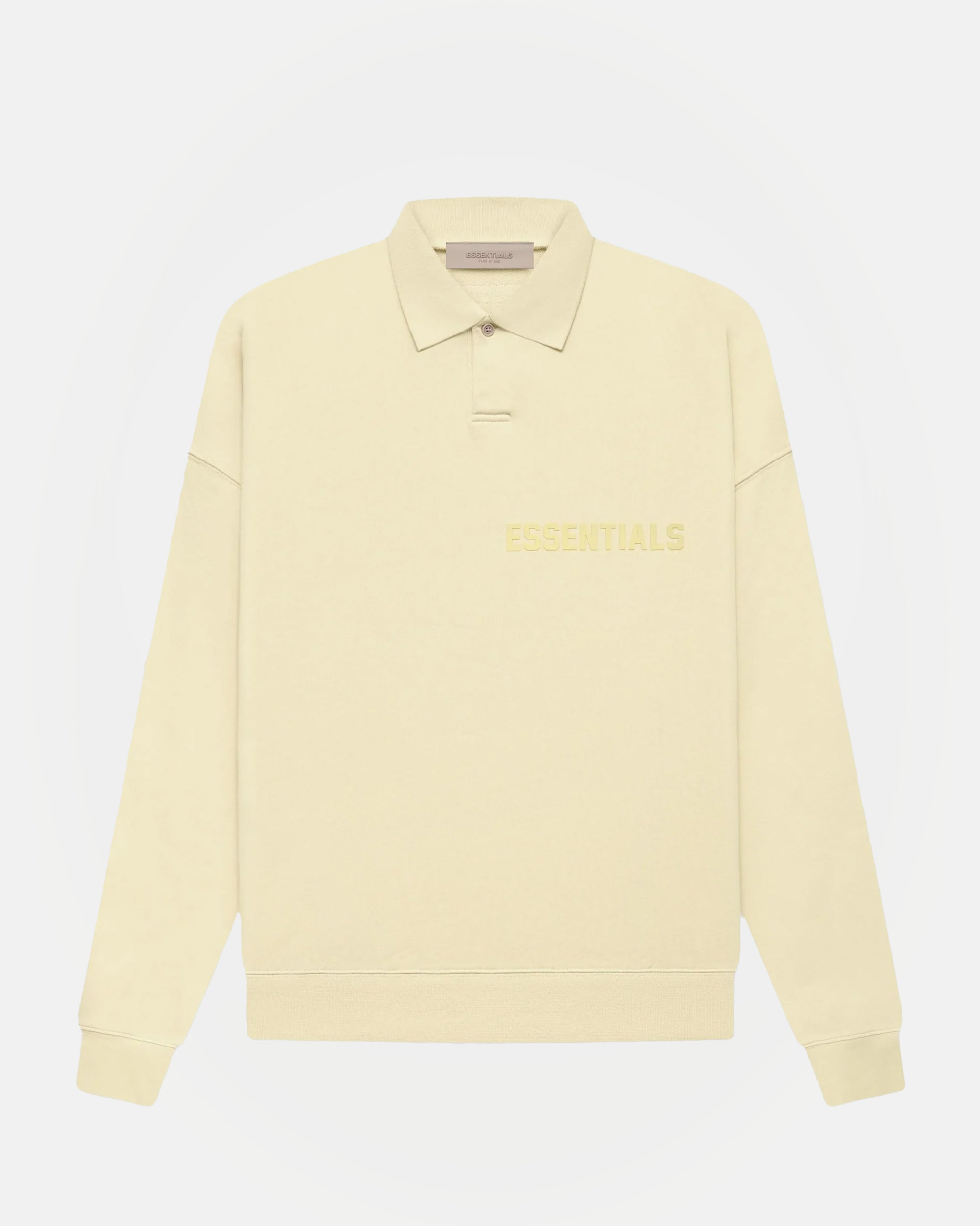 Long Sleeve Polo in Canary