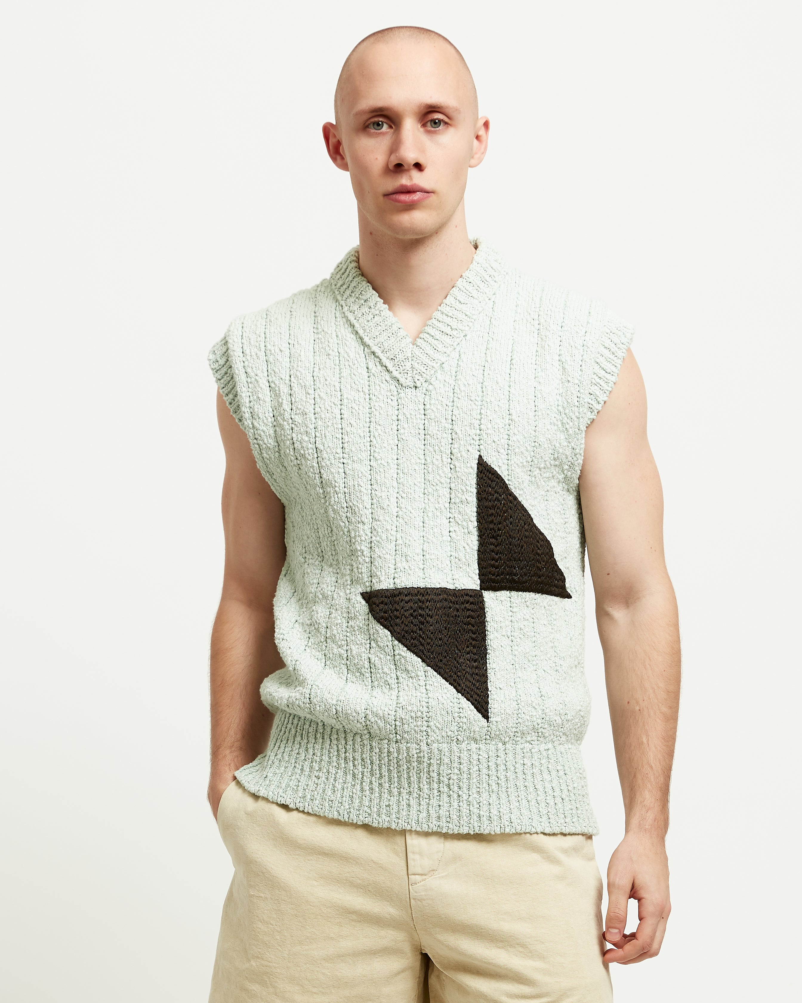 Modular Gilet in Pearl Grey