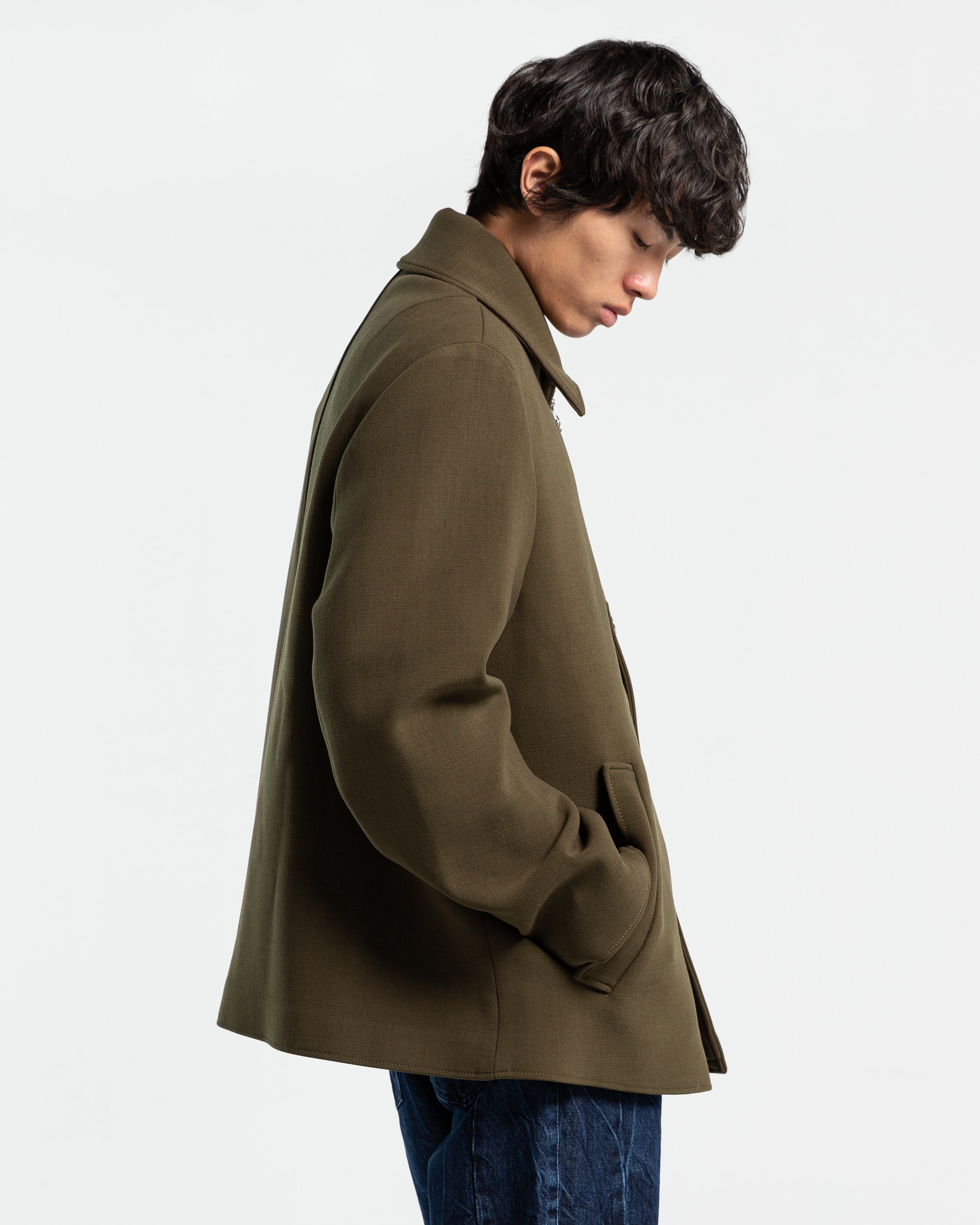Tauther Jacket in Moss Green