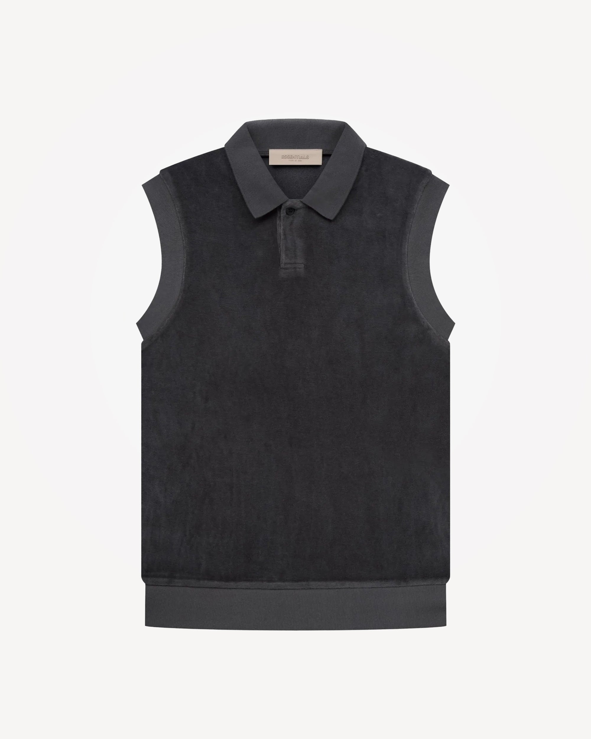 Women's Sleeveless Polo in Iron