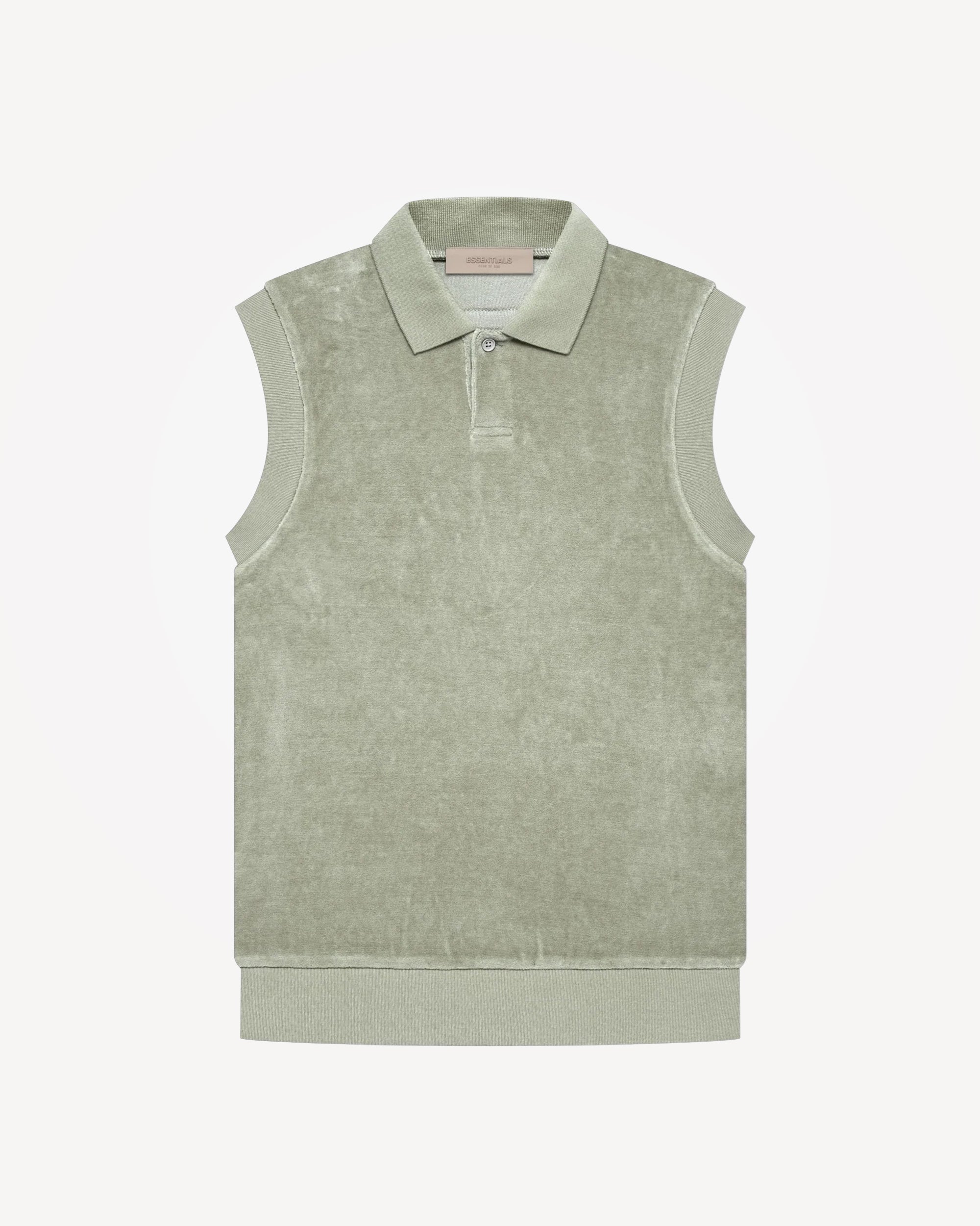 Women's Sleeveless Polo in Seafoam