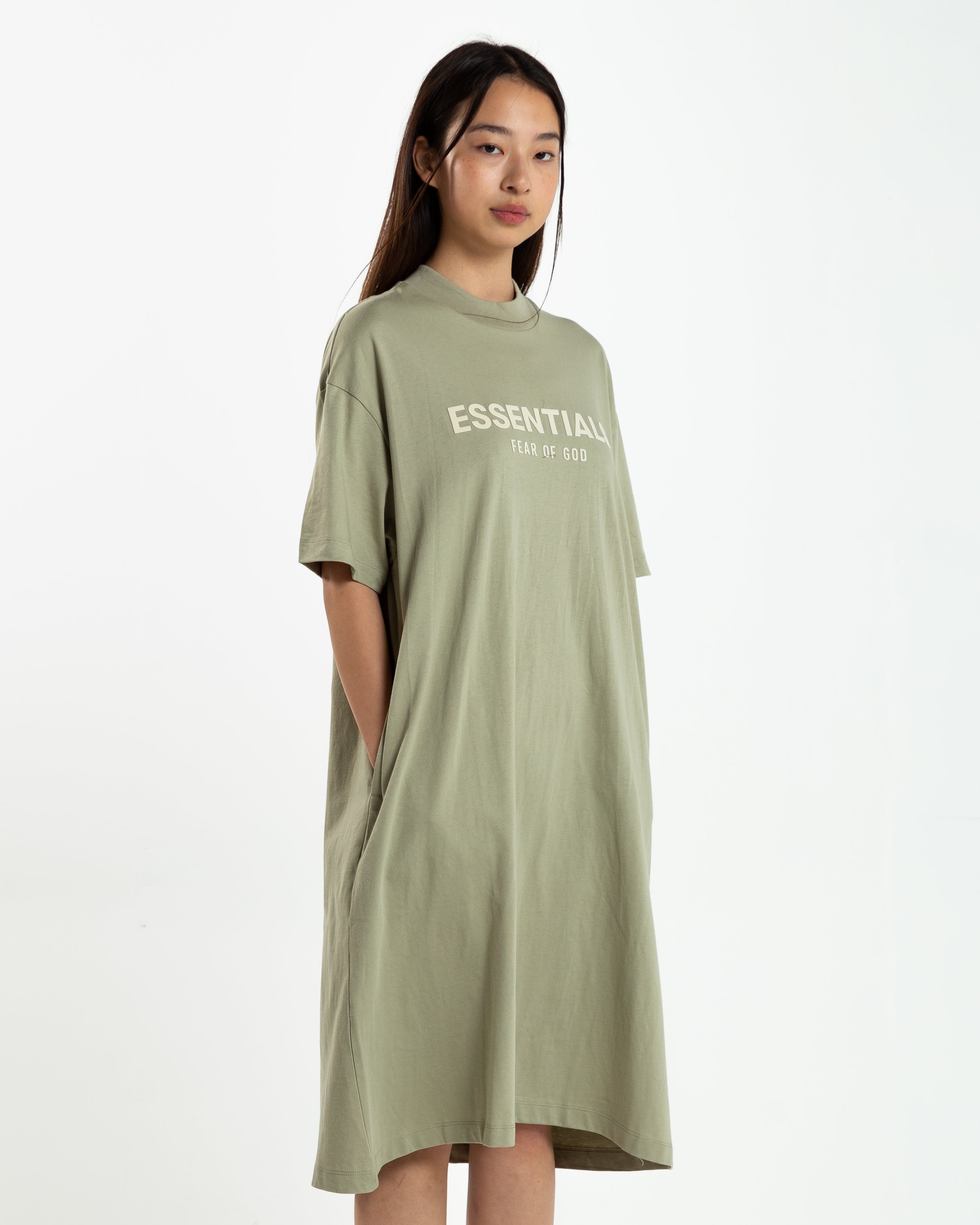 Women's T-Shirt Dress in Seafoam