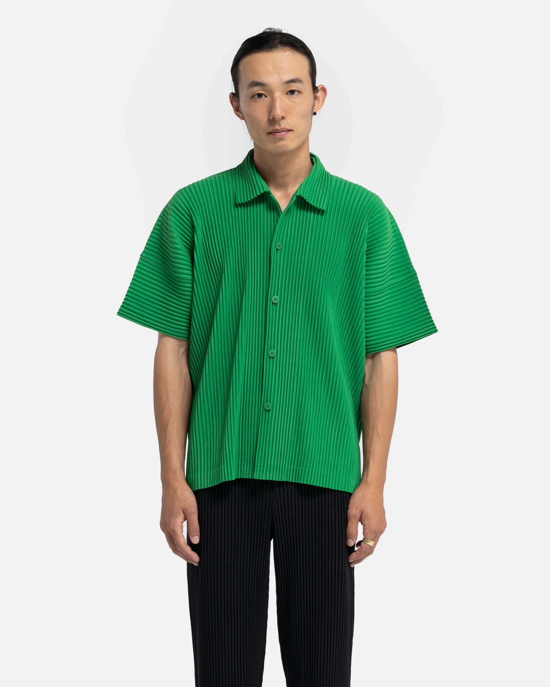 MC July Shirt in Emerald Green