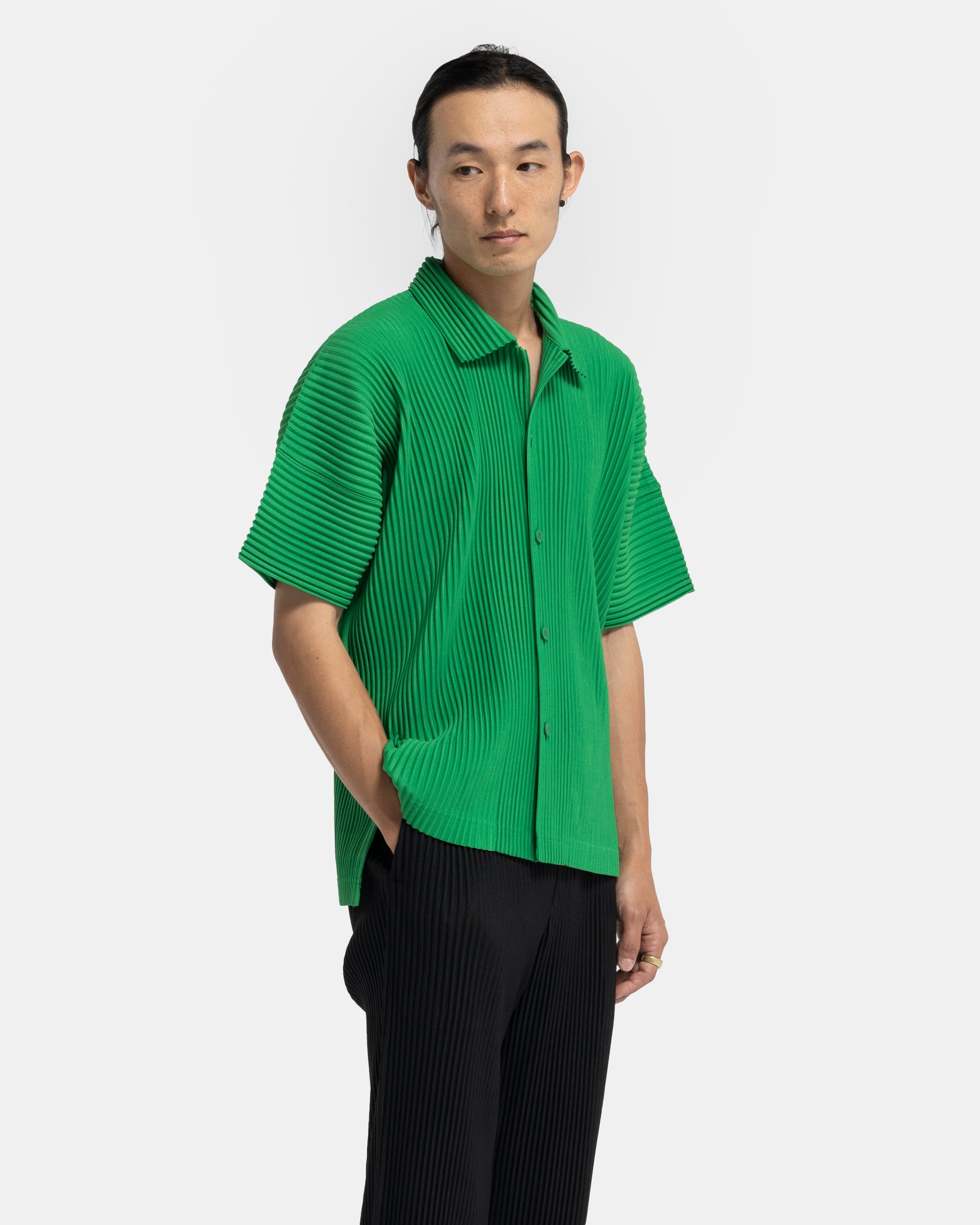 MC July Shirt in Emerald Green
