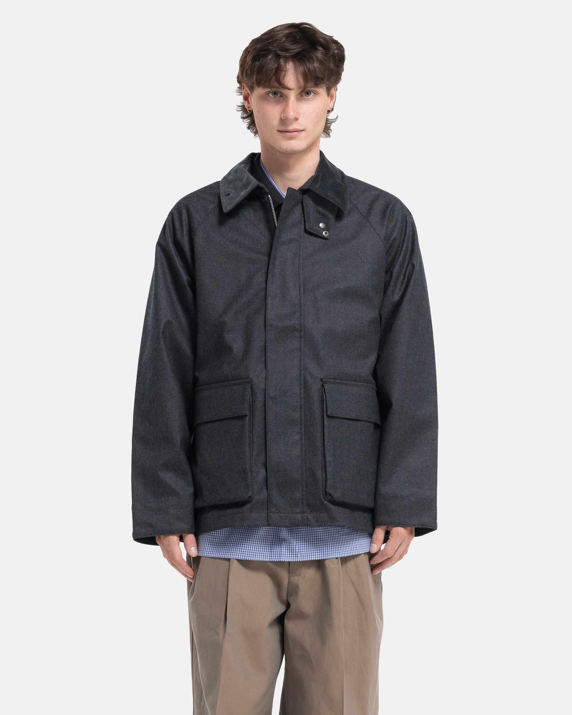 3 Layer Field Jacket in Charcoal