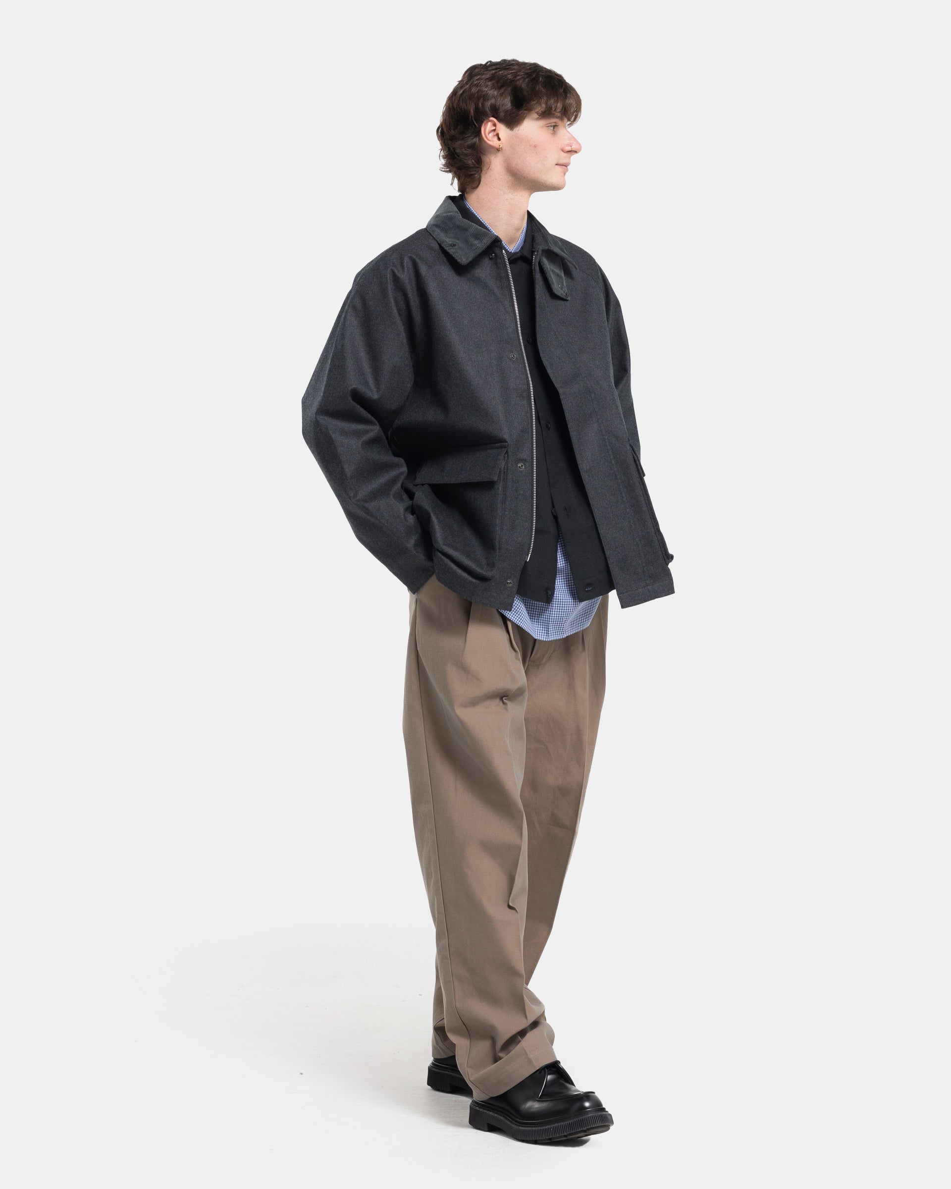 3 Layer Field Jacket in Charcoal