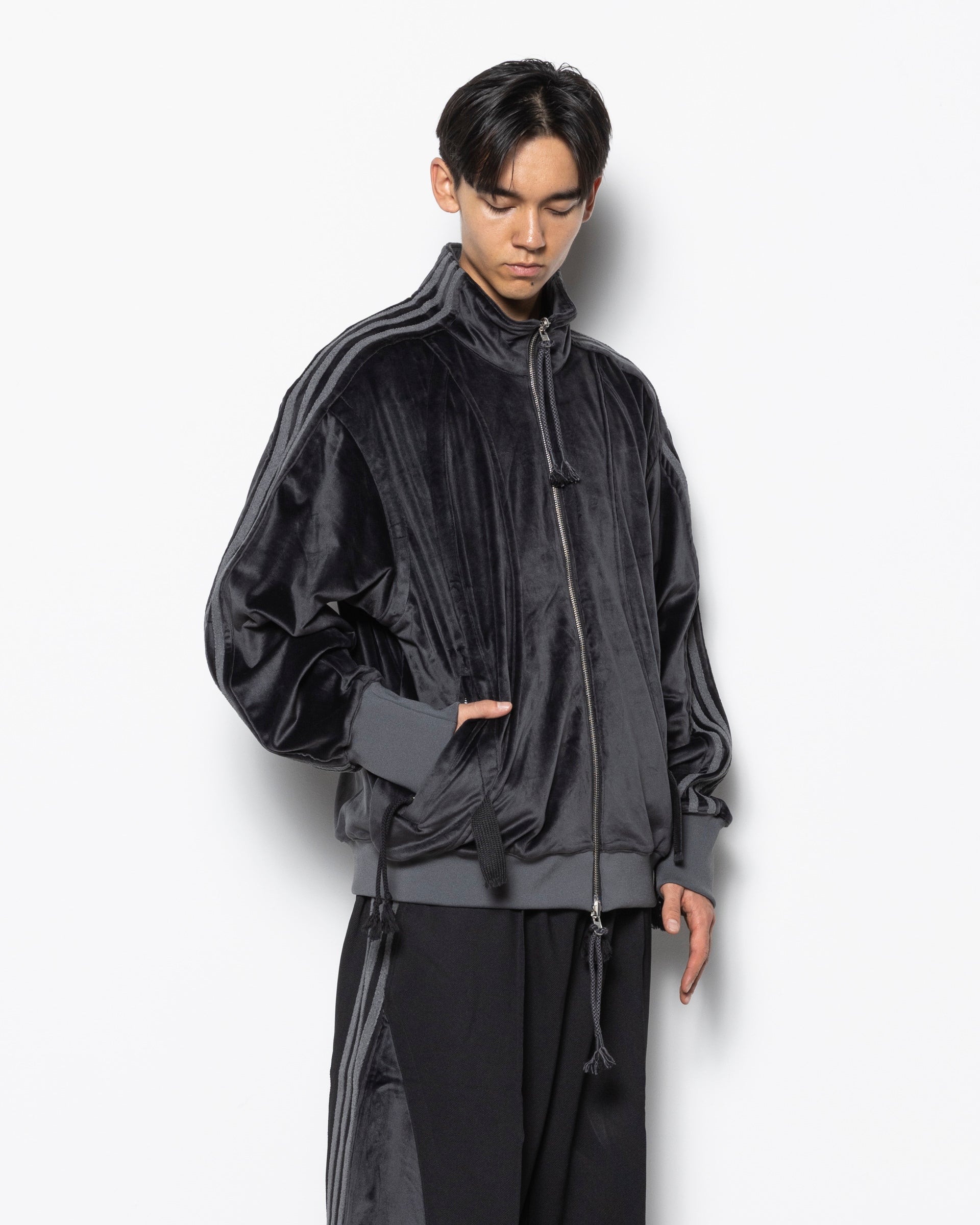 ADI006 Track Jacket in Black