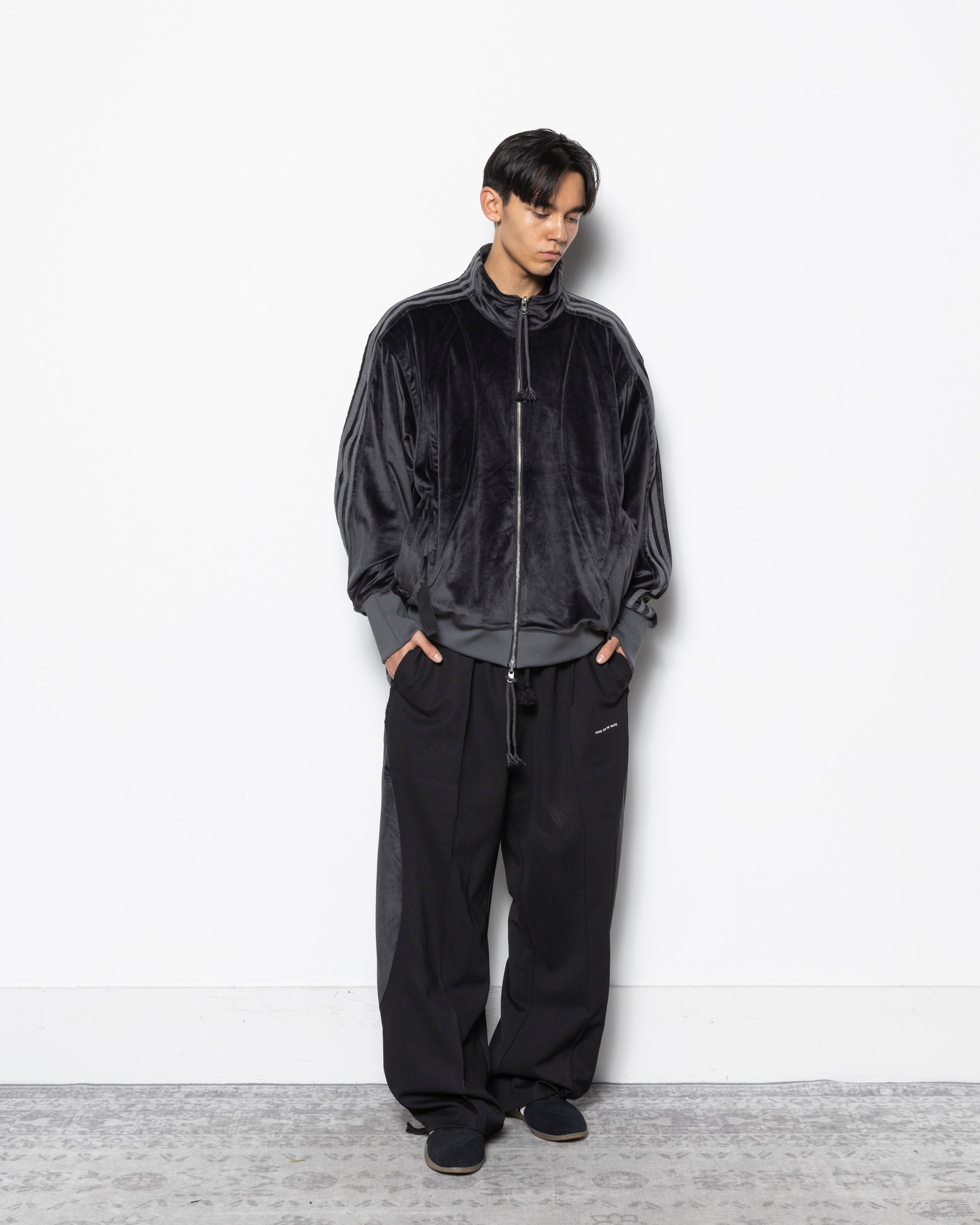 ADI006 Track Jacket in Black