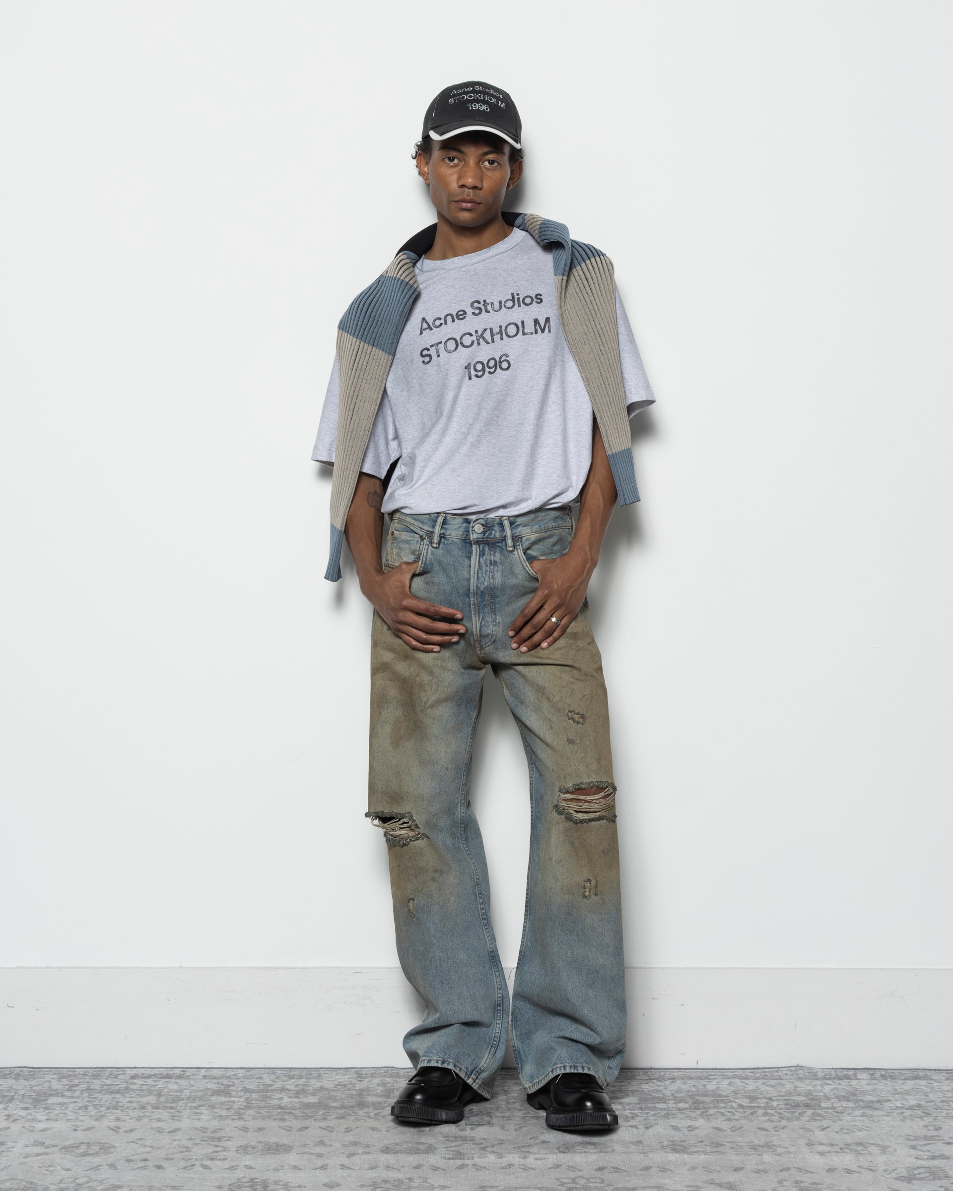 Acne Studios「2021M Penicillin」 Acne Studios - Regular fit jeans - 2021M - Mid Blue