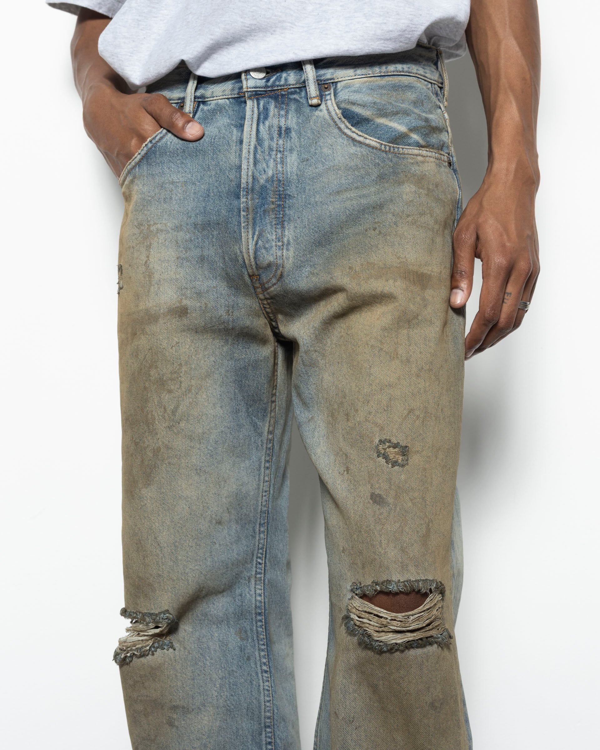 Acne Studios 2021M Baggy Jeans in Penicillin | Roden Gray